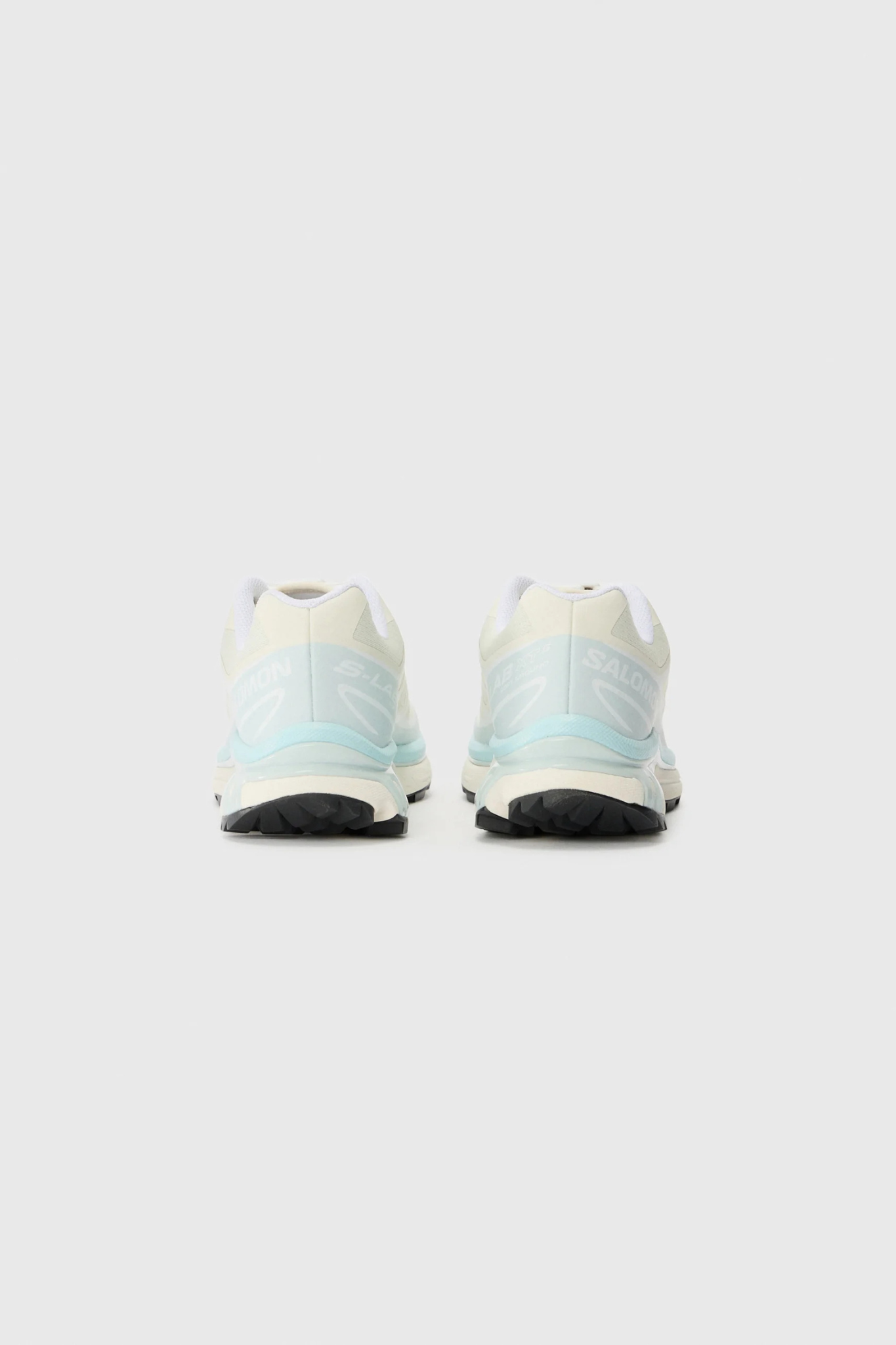 SALOMON XT-6 SNEAKERS WOMEN - VANILLA ICE/BALLAD BLUE/ICED AQUA. Back view