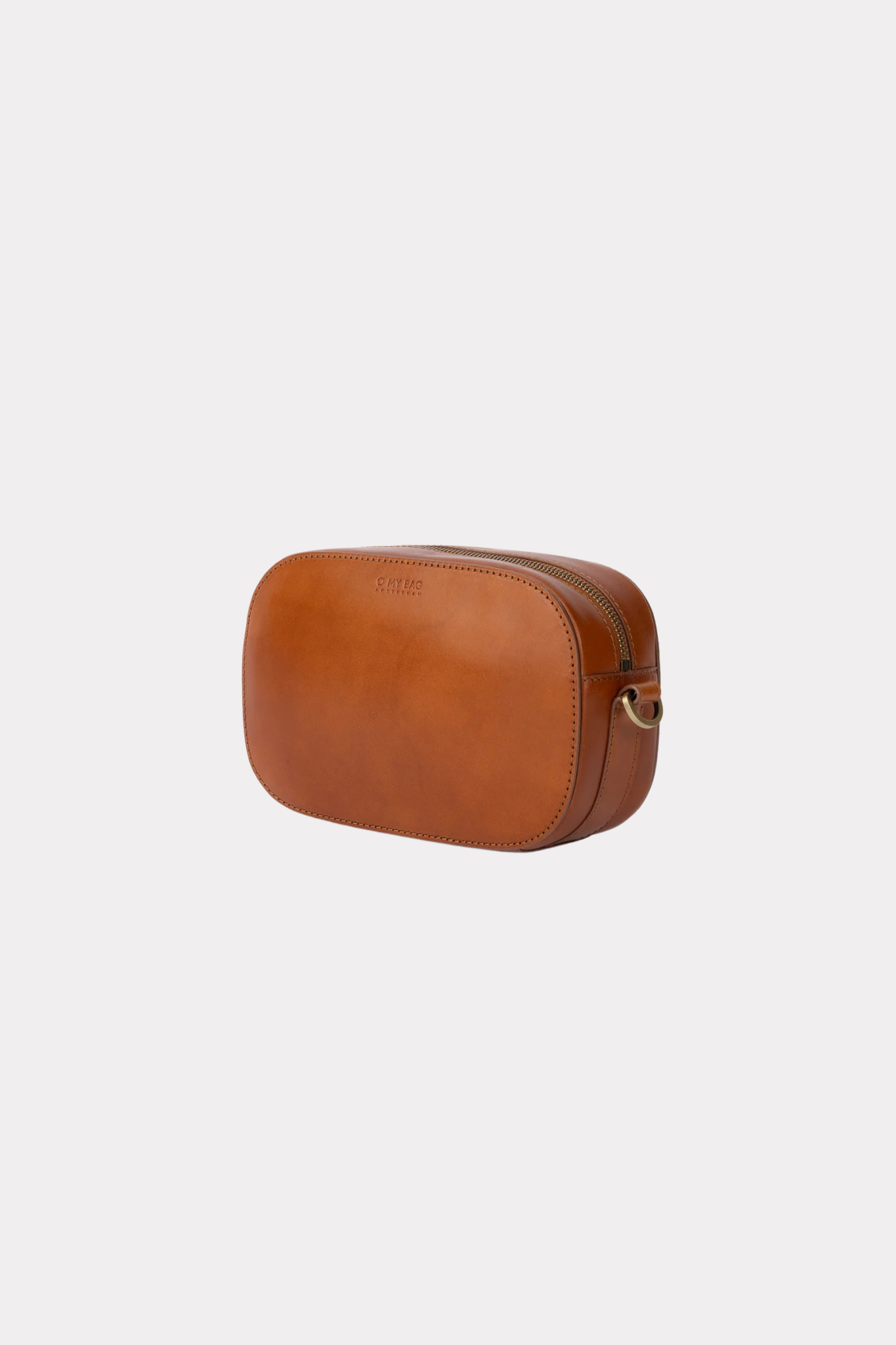 O MY BAG maya bag in cognac classic leather. Front view