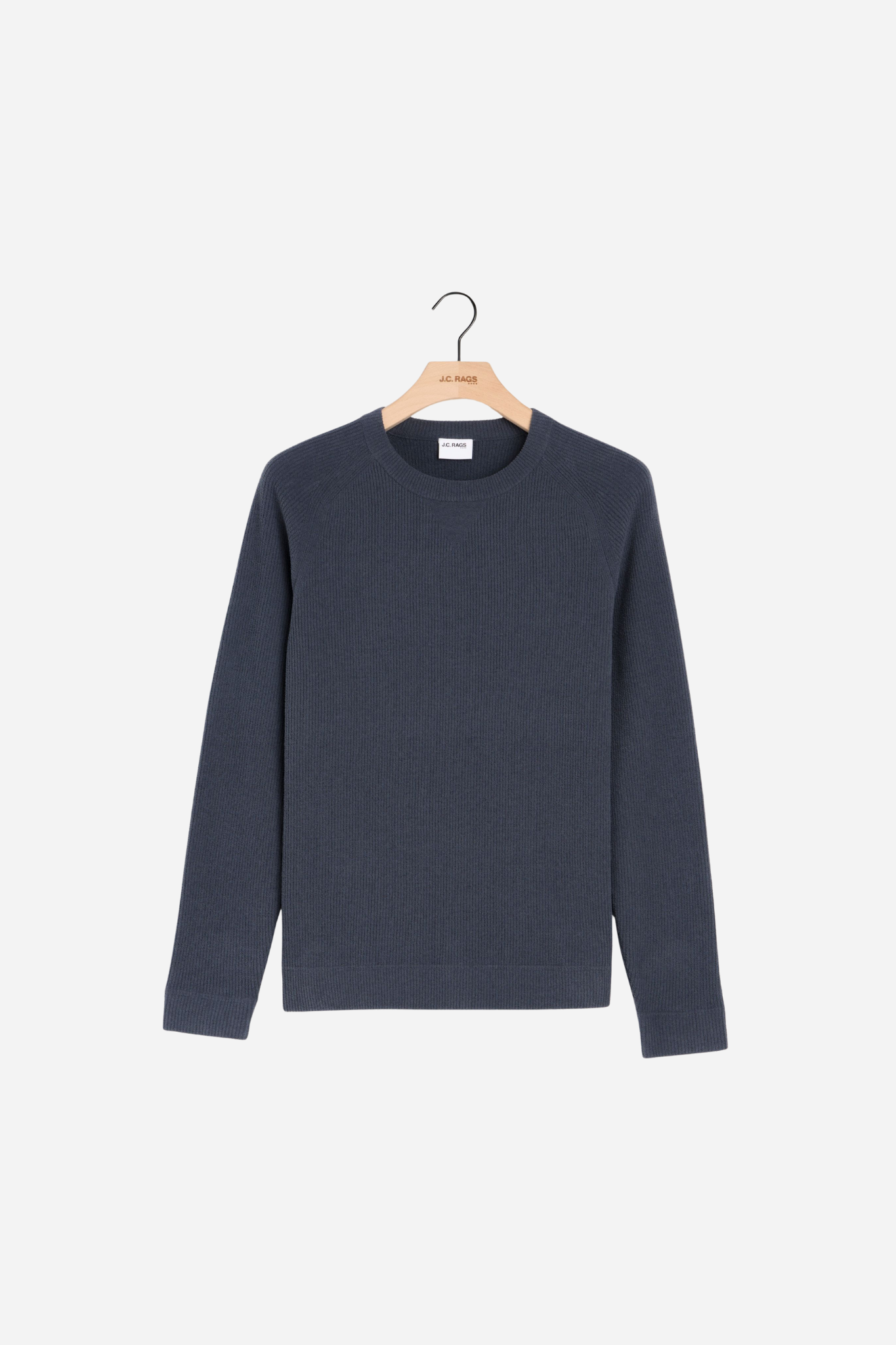 RAMIL ROUND NECK SWEATER - OMBRE BLUE