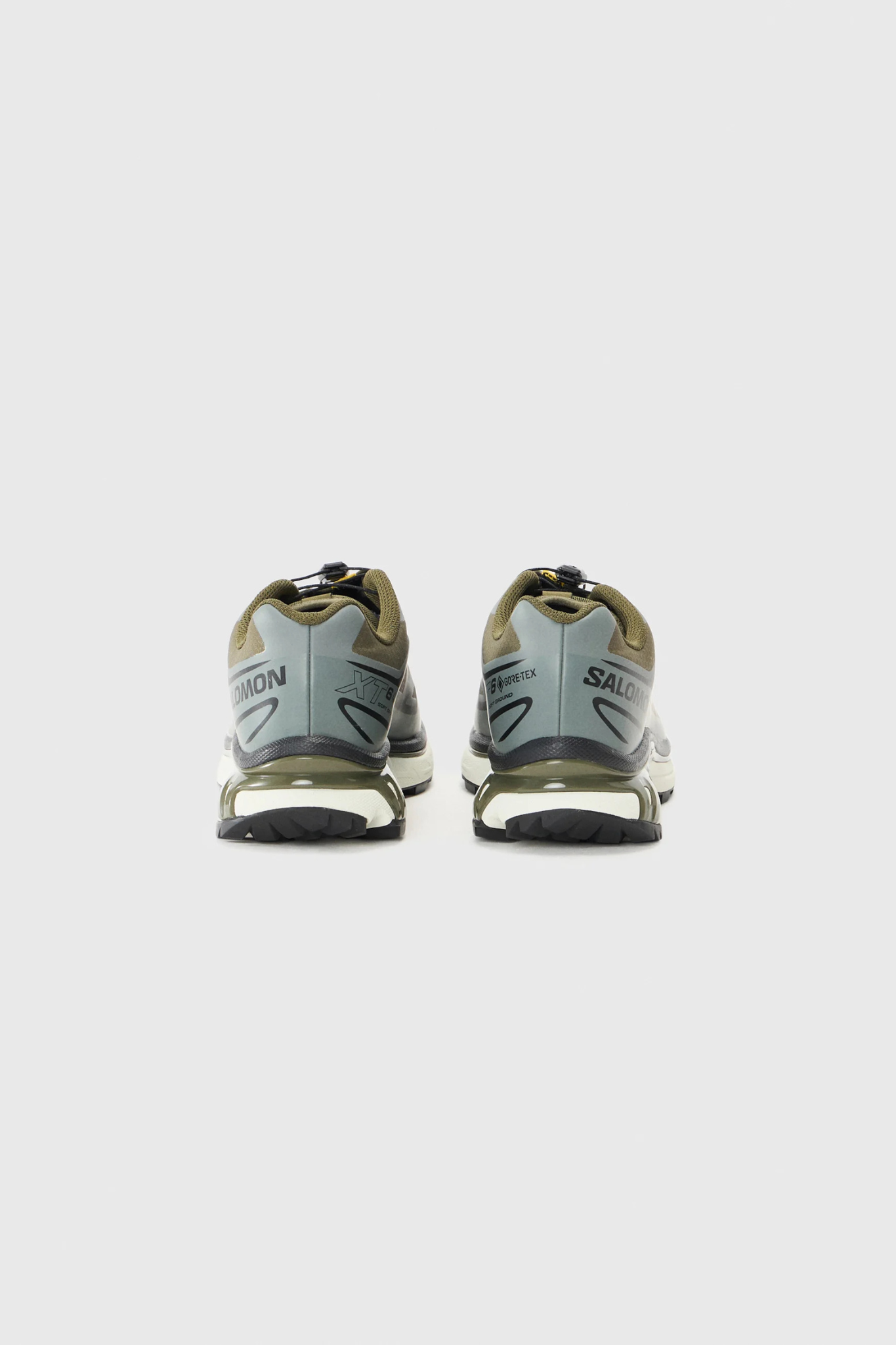 SALOMON XT-6 GTX SNEAKERS MEN - OLIVE NIGHT/SEDONA SAGE/BLACK. Back view