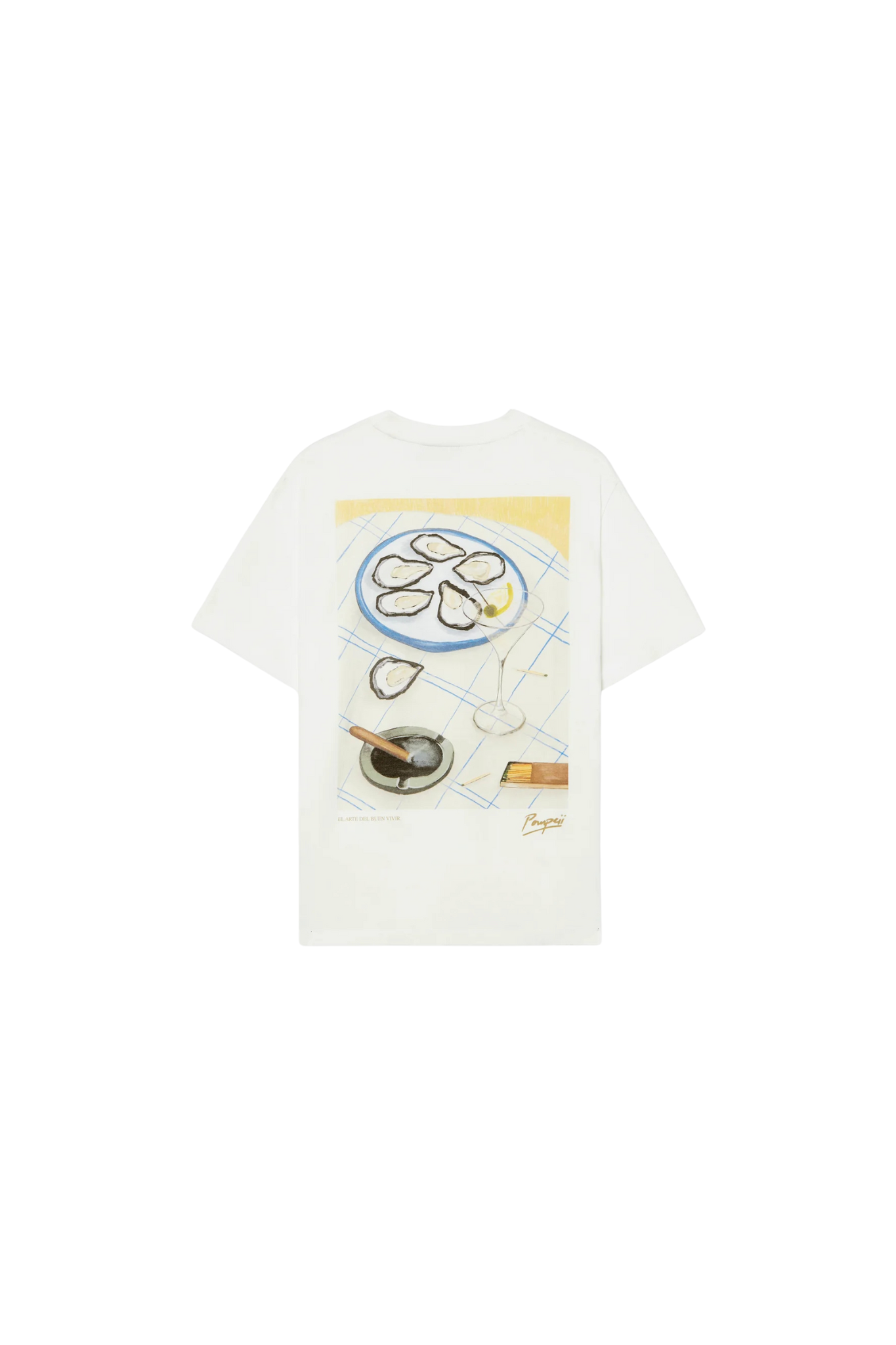 ART OF GOOD LIVING T-SHIRT - CREAM