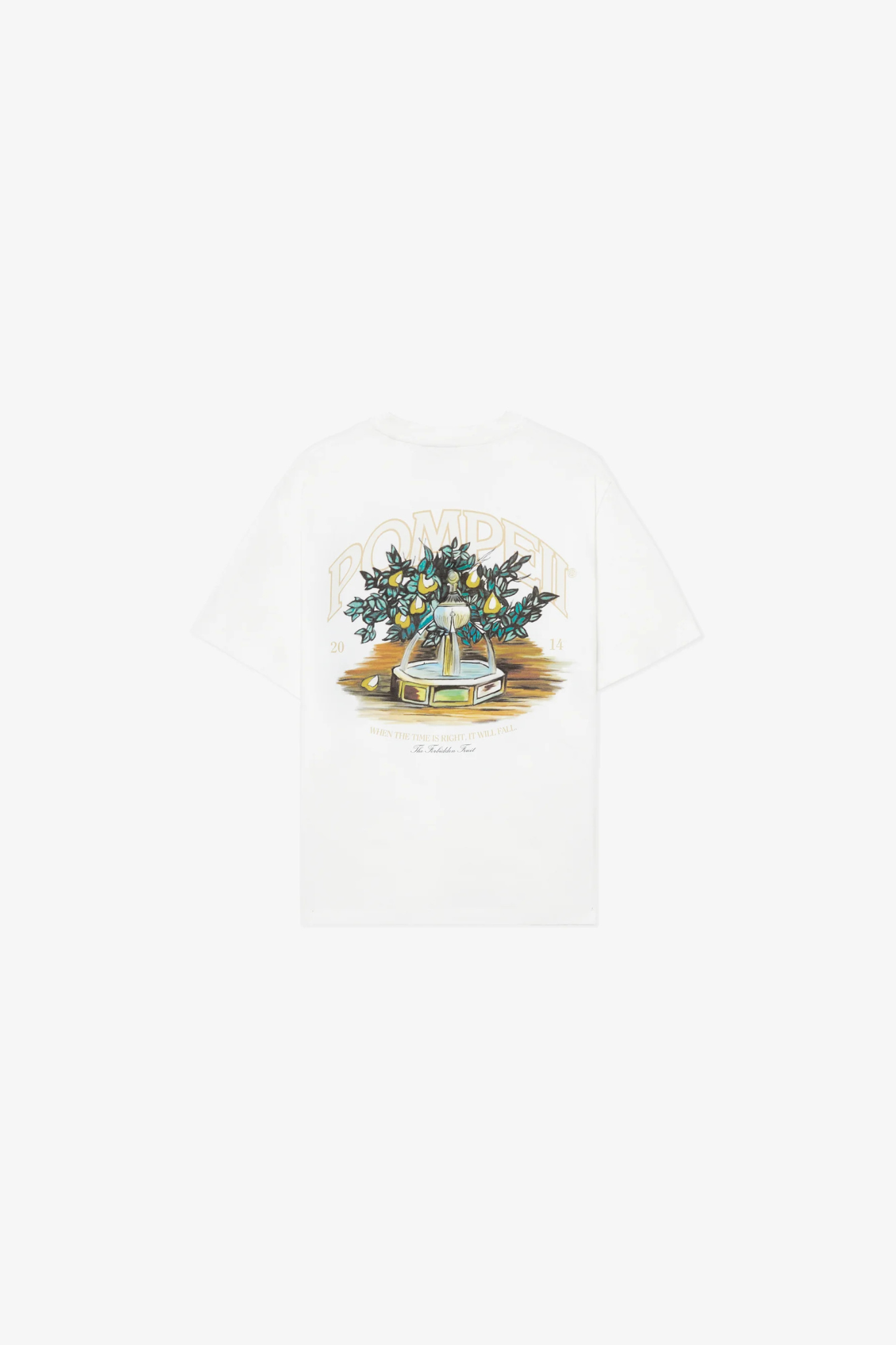 FOUNTAIN GRAPHIC T-SHIRT - WHITE