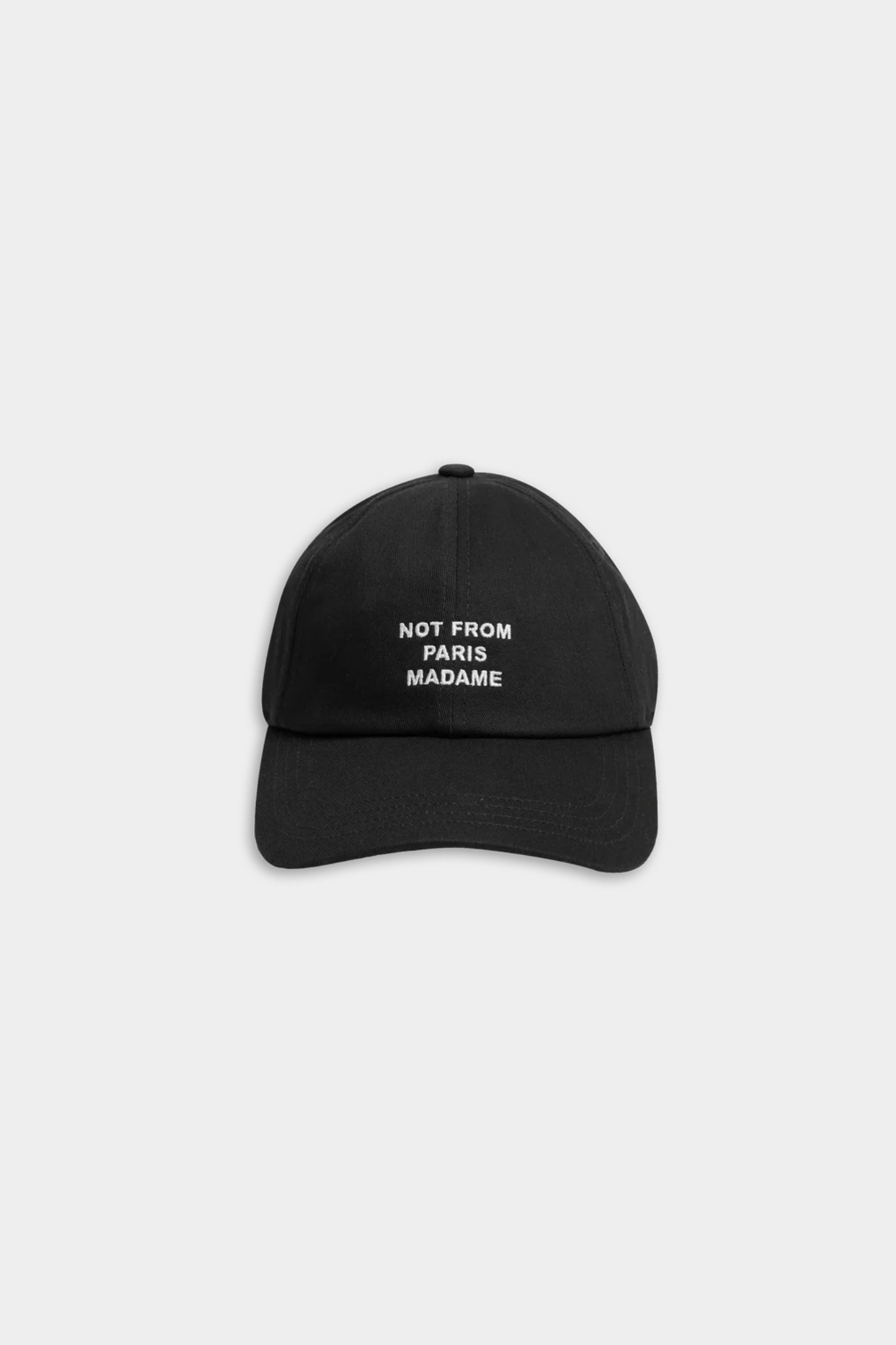 LA CASQUETTE SLOGAN - BLACK