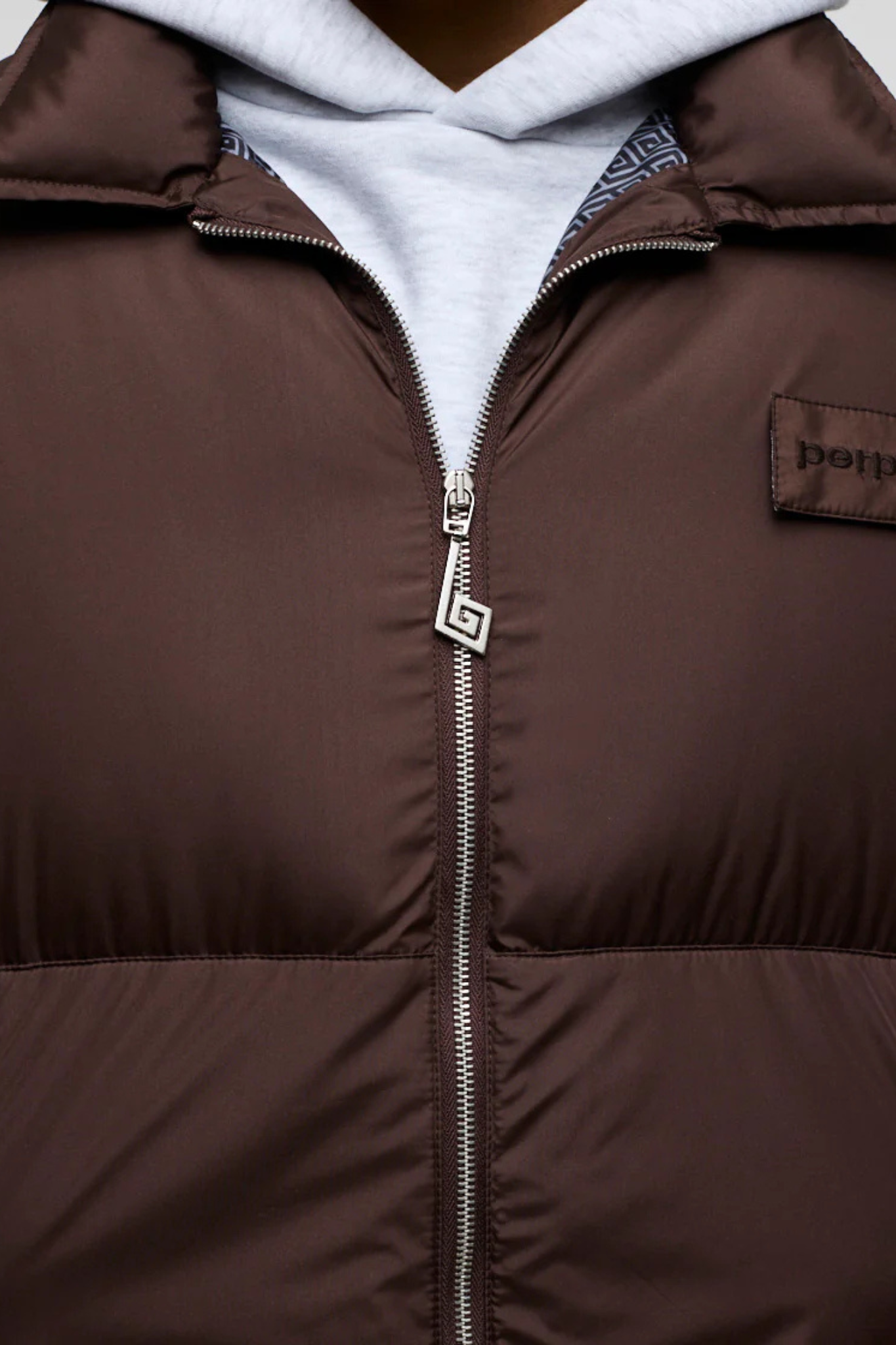 ARMOR PUFFER JACKET - BROWN