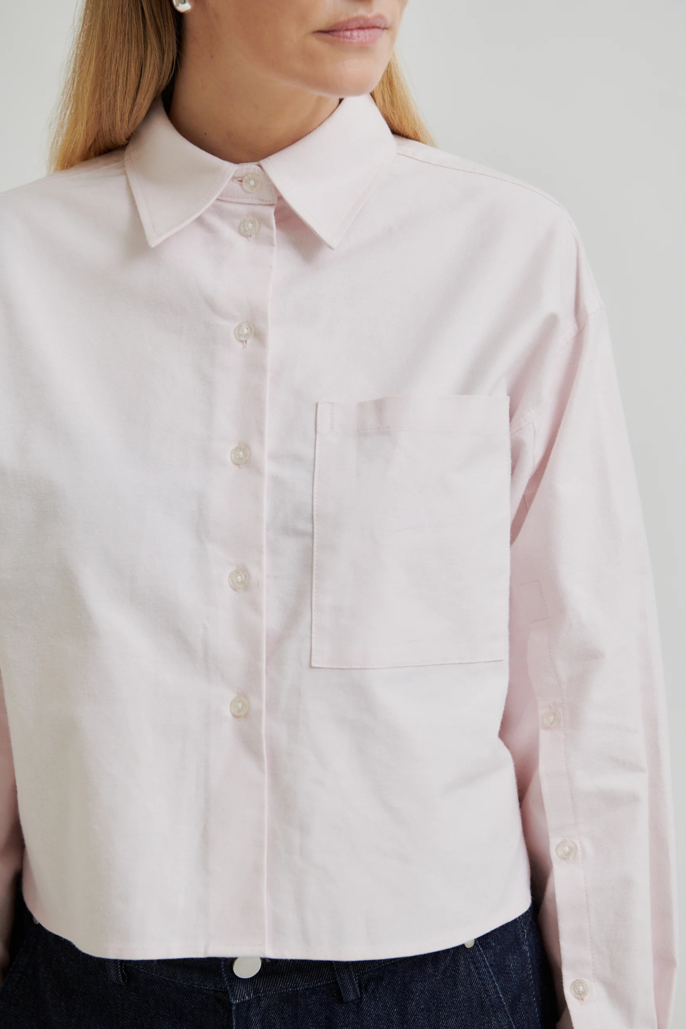 BAULO SLIT SHIRT - MAUVE MORN