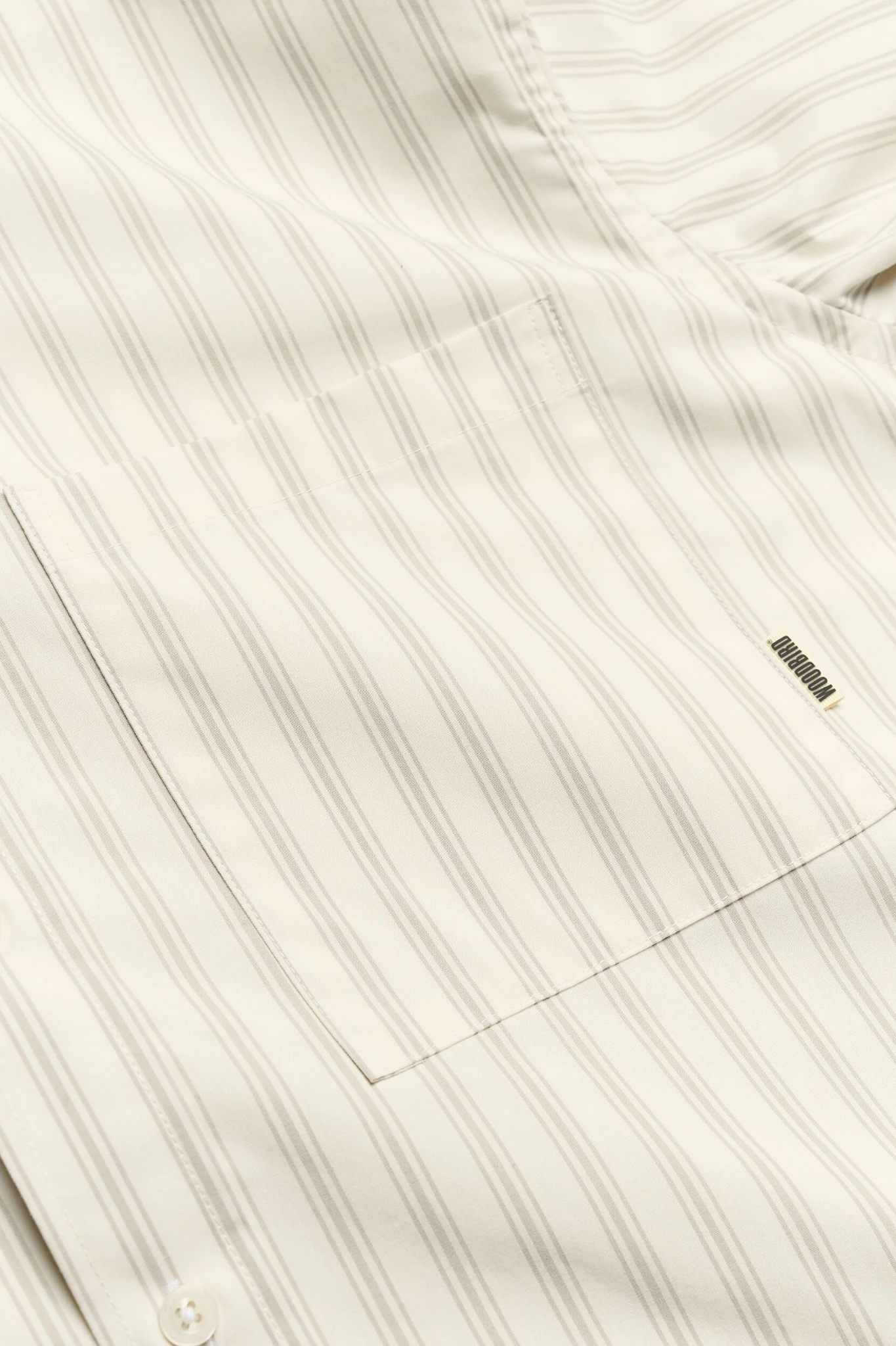 BUZO POCKET SHIRT - OFF WHITE STRIPE