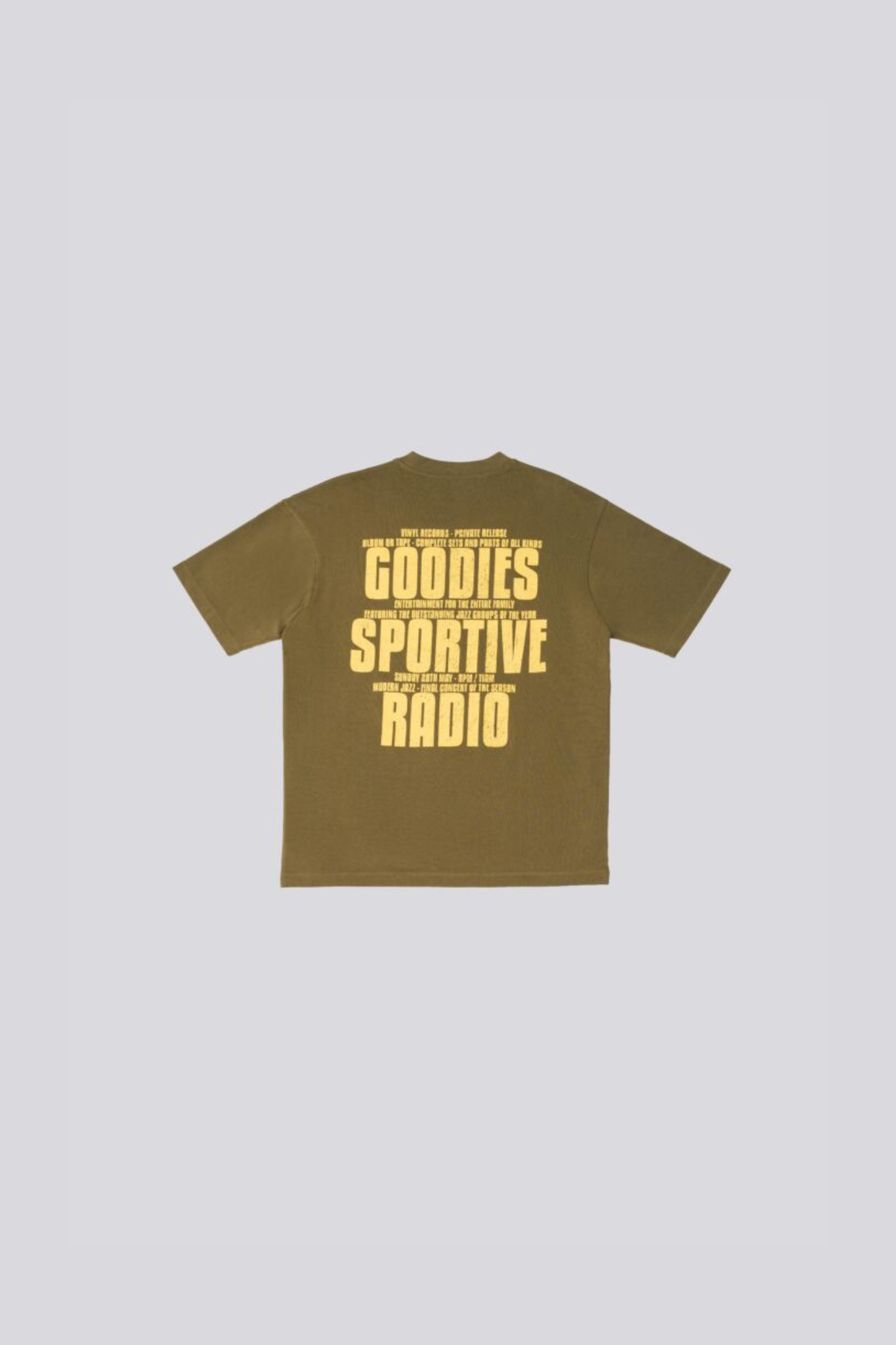 SPORTIVE RADIO T-SHIRT - KHAKI
