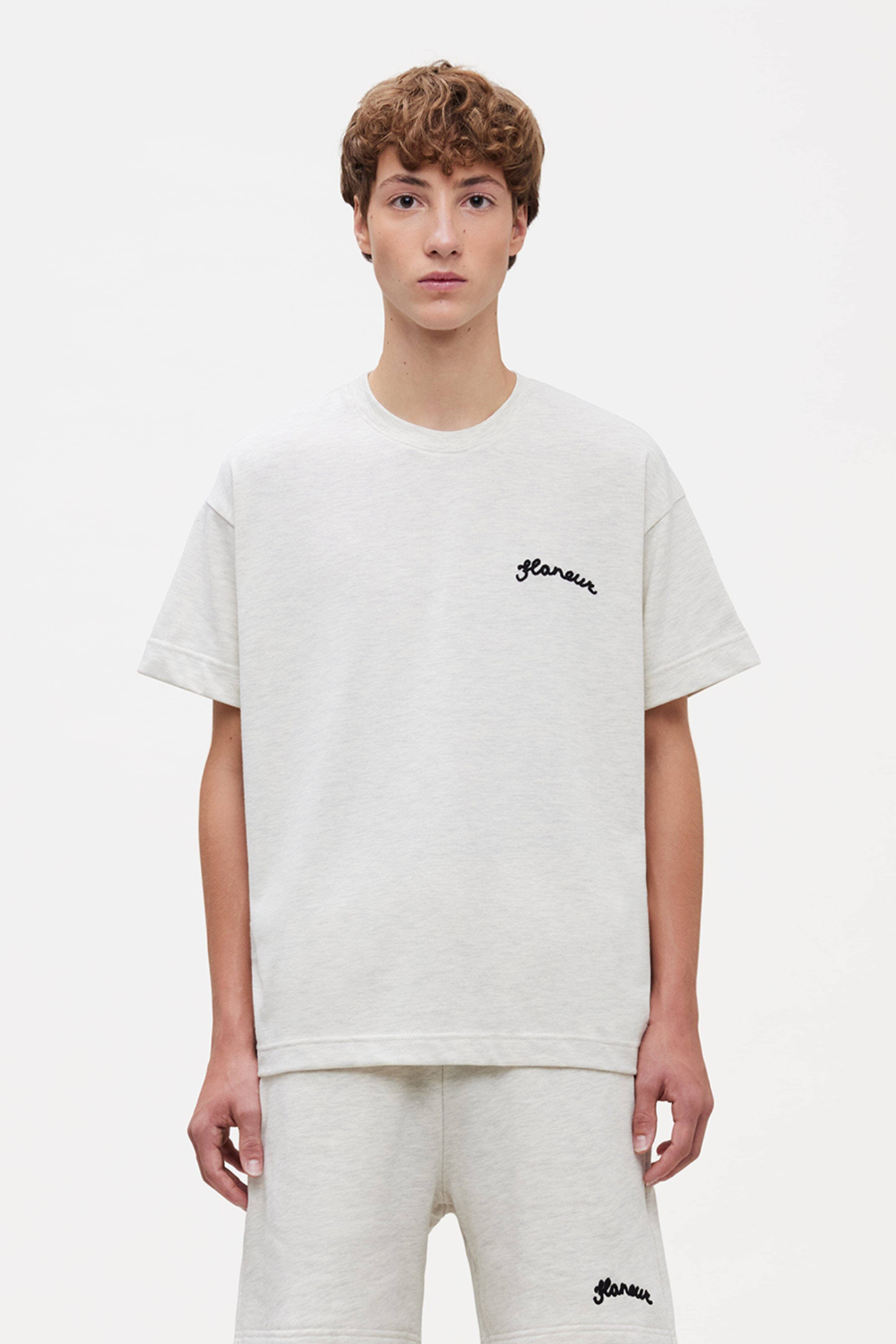 SIGNATURE T-SHIRT - LIGHT HEATHER GREY