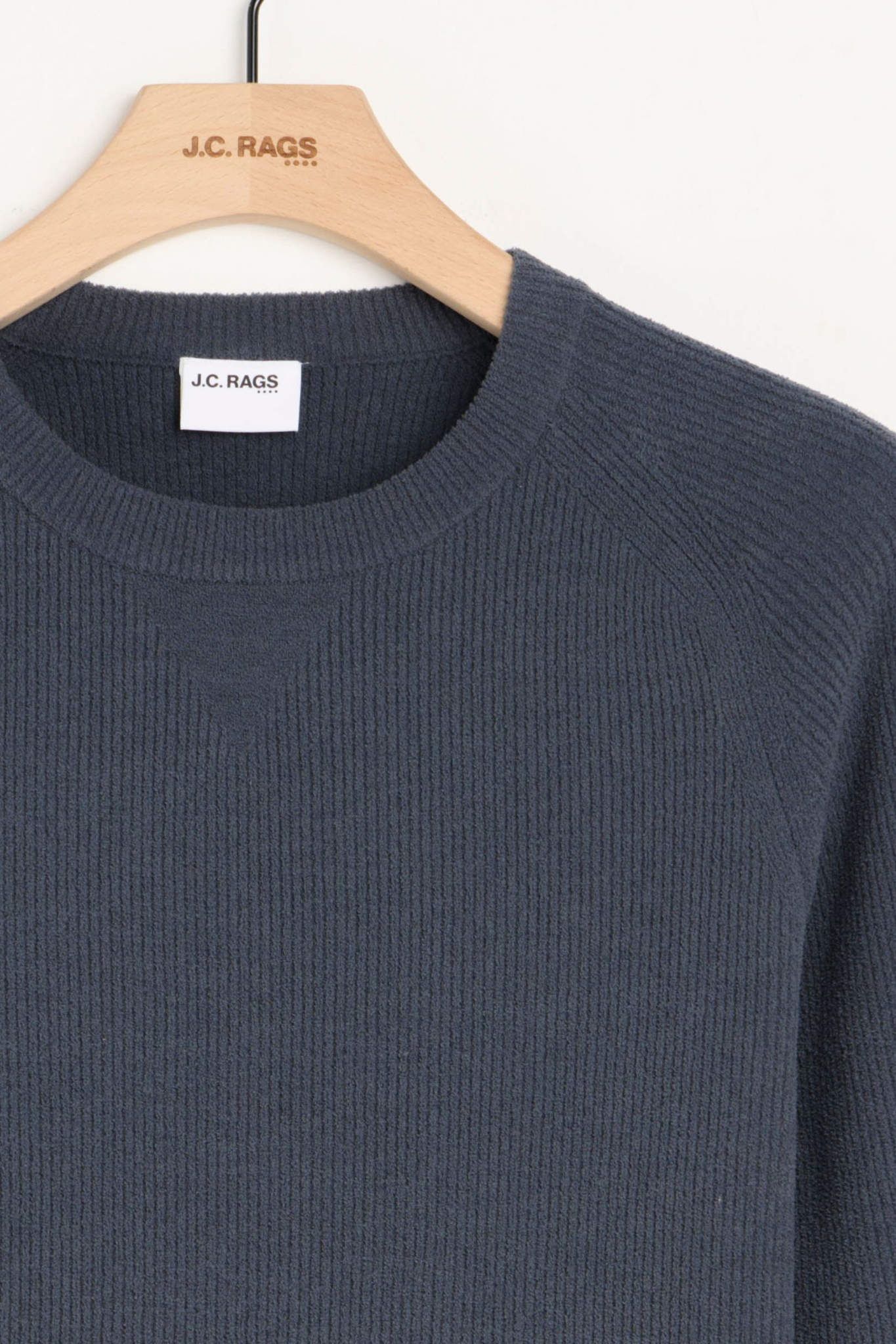 RAMIL ROUND NECK SWEATER - OMBRE BLUE