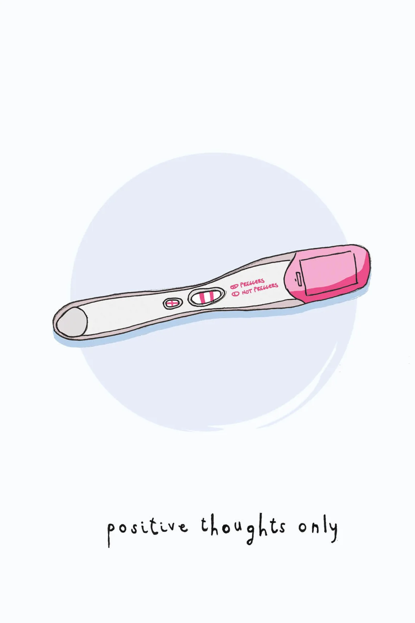 POSITIVE THOUGHTS - POSTCARD