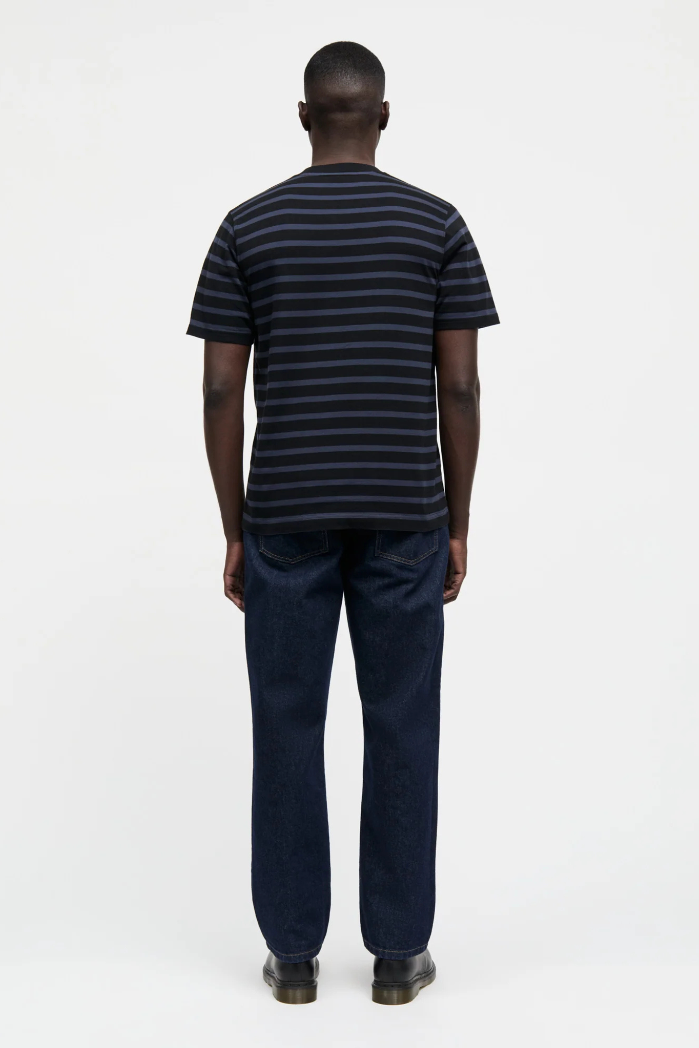 STRIPE FRODE LS T-SHIRT- PARISIAN/BLACK