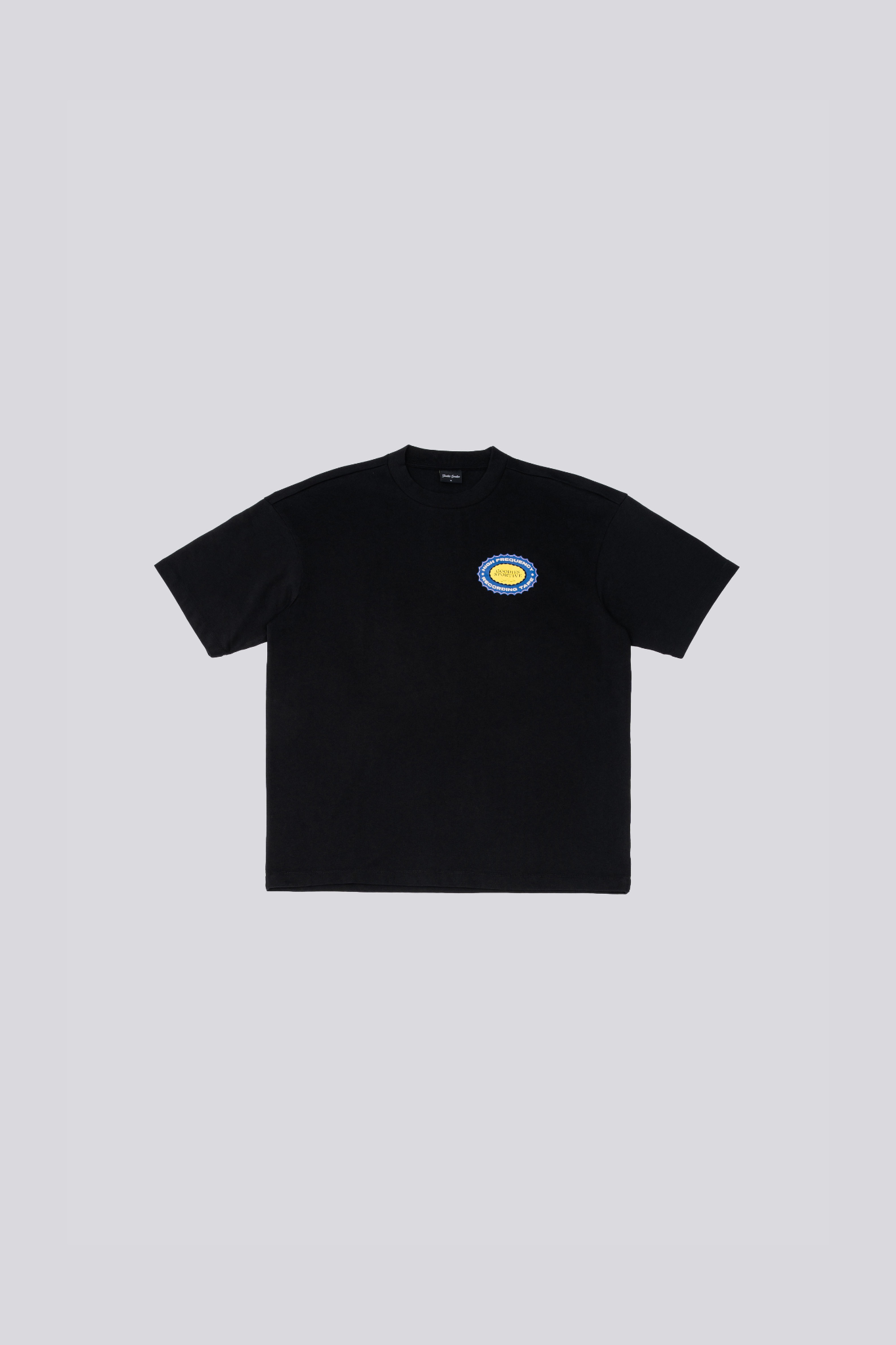 RECORDING TAPE T-SHIRT - BLACK