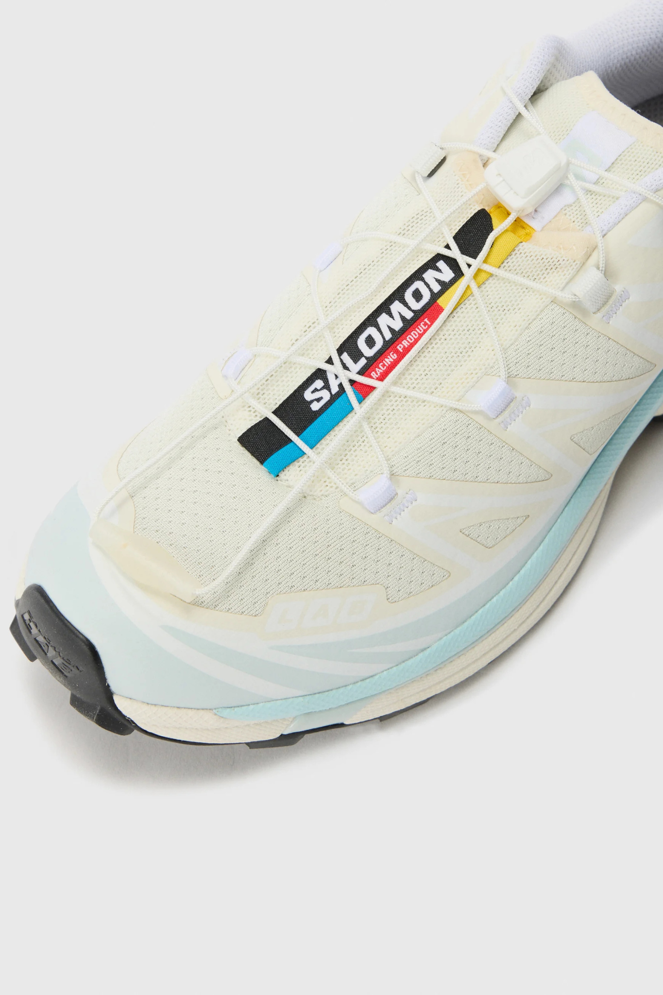 SALOMON XT-6 SNEAKERS WOMEN - VANILLA ICE/BALLAD BLUE/ICED AQUA. Front view