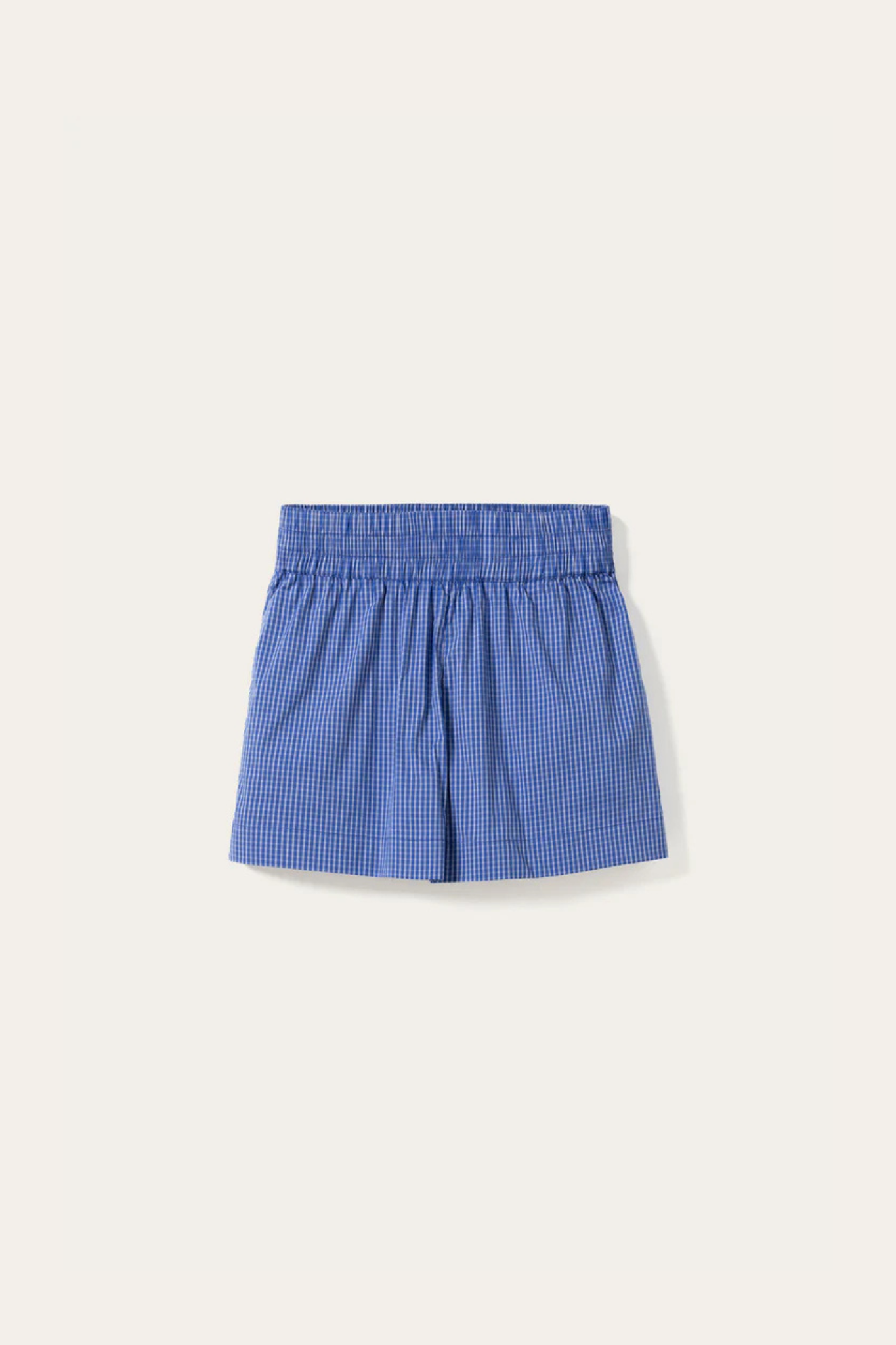 MARIAN MW SHORTS - DAVY BLUE CHECK