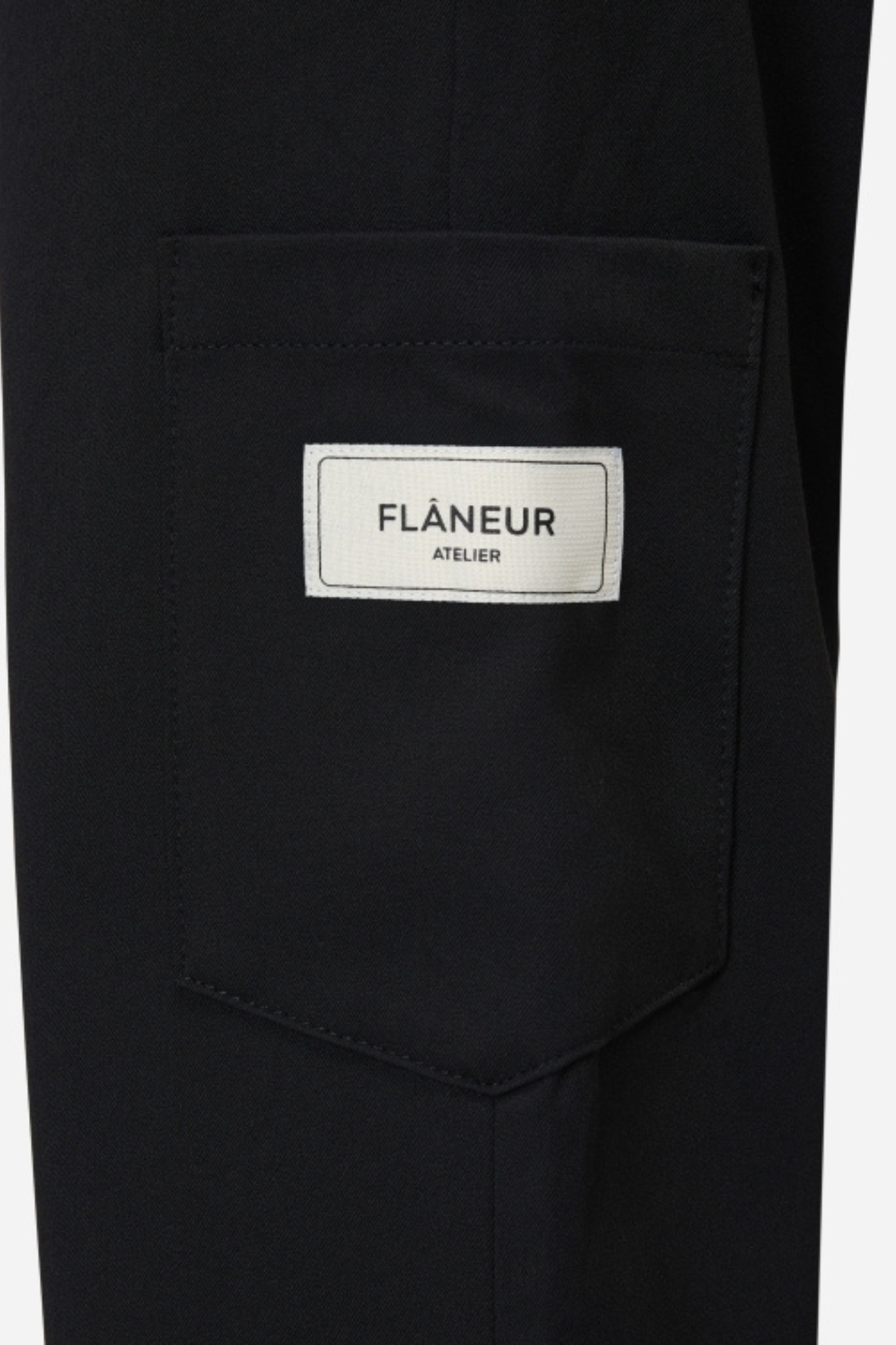 ATELIER TAILORED PANTS - BLACK