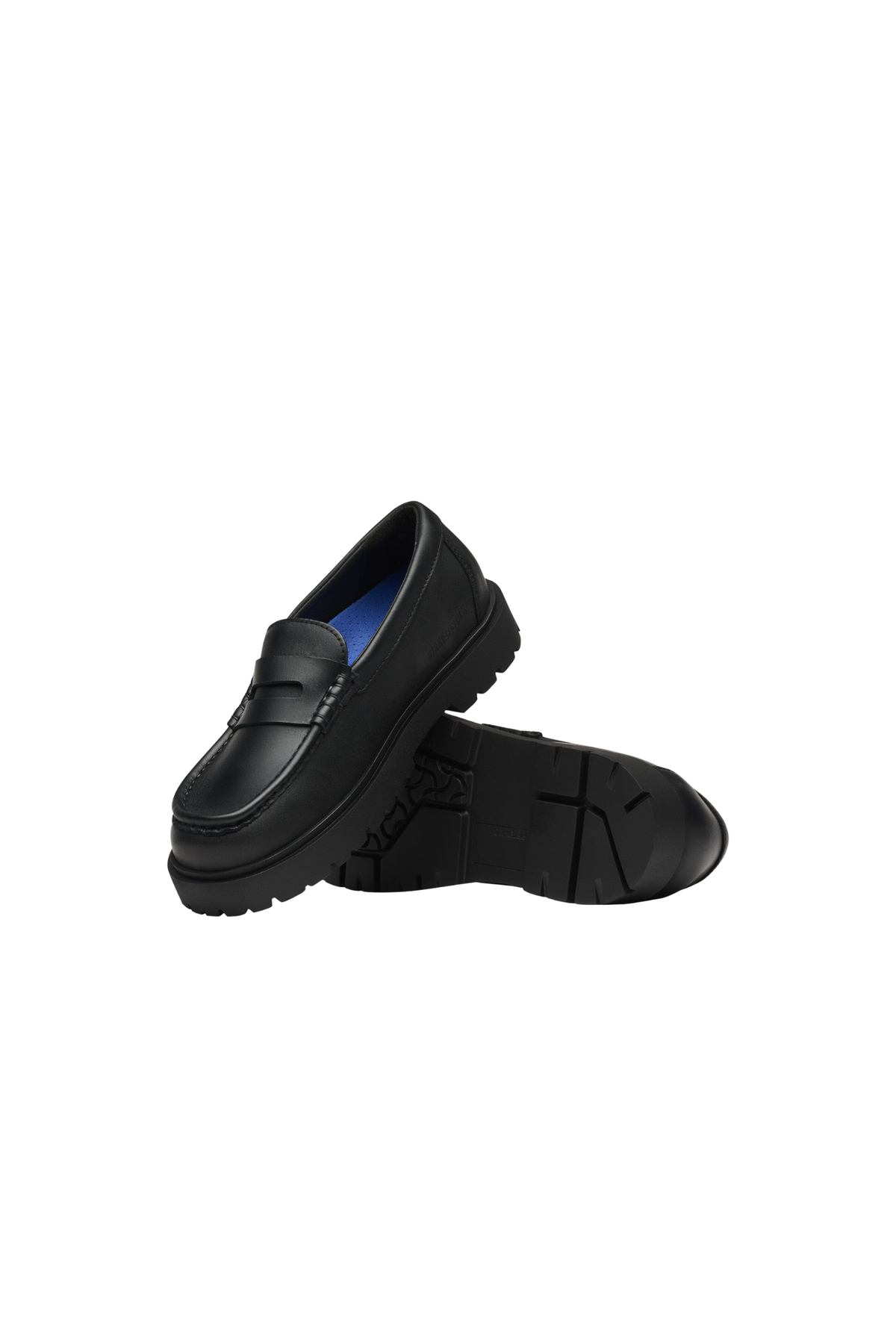 HIGHWOOD LOAFER LEATHER SHOES - BLACK
