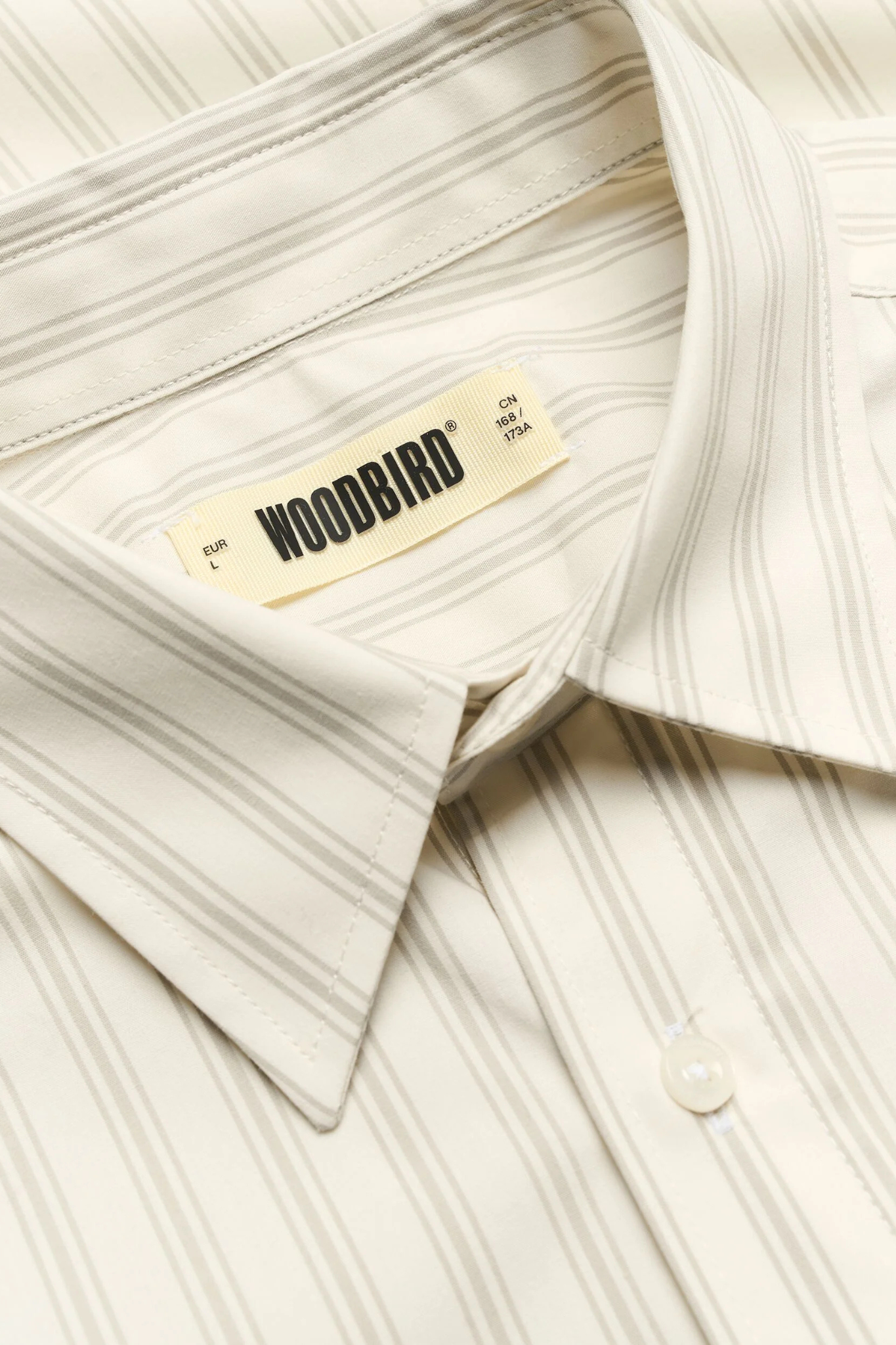 BUZO POCKET SHIRT - OFF WHITE STRIPE