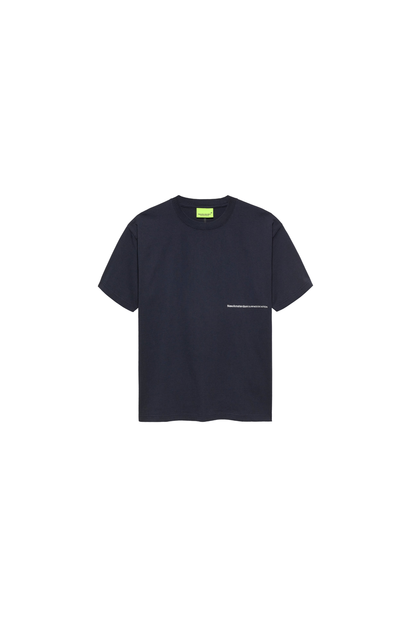 BACK ZIP T-SHIRT - NAVY