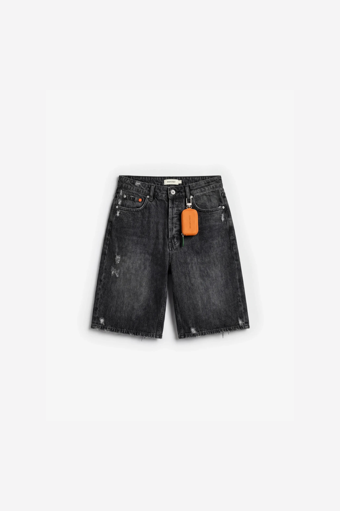 DENIM SHORTS - WASHED BLACK