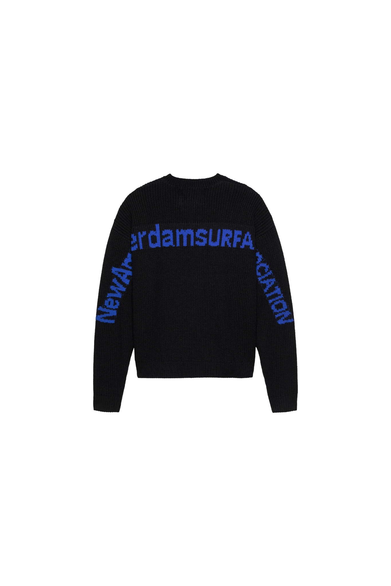 LINE NAME KNIT - BLACK/COBALT