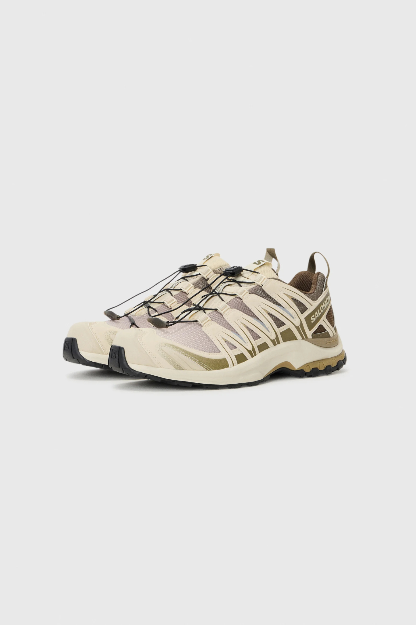 XA PRO 3D WOMEN SNEAKERS - STONE GRAY/ALMOND MILK/BLACK