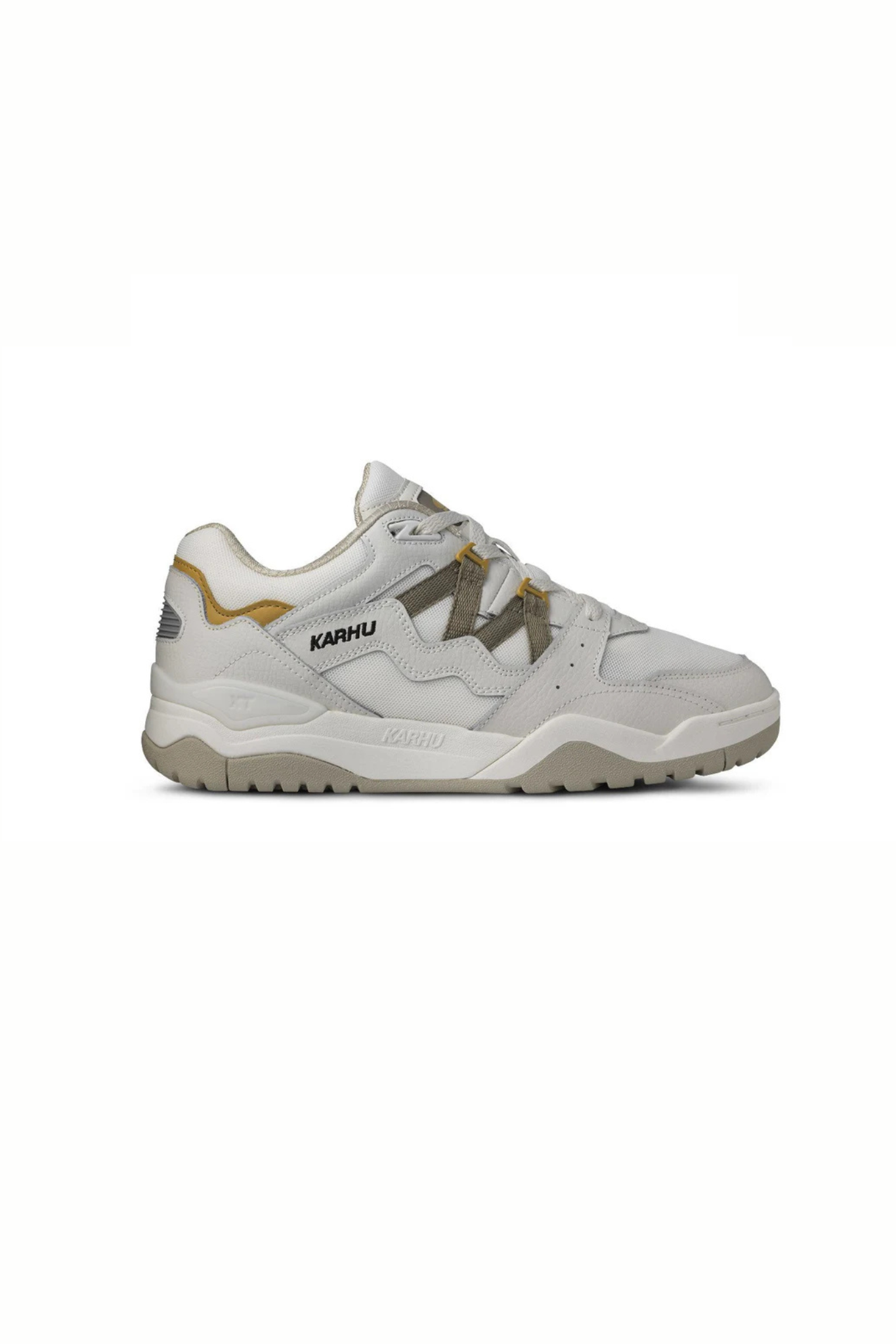 KARHU FUSION XT WOMEN SNEAKERS - BLANC DE BLANC/VINTAGE KHAKI. Side view
