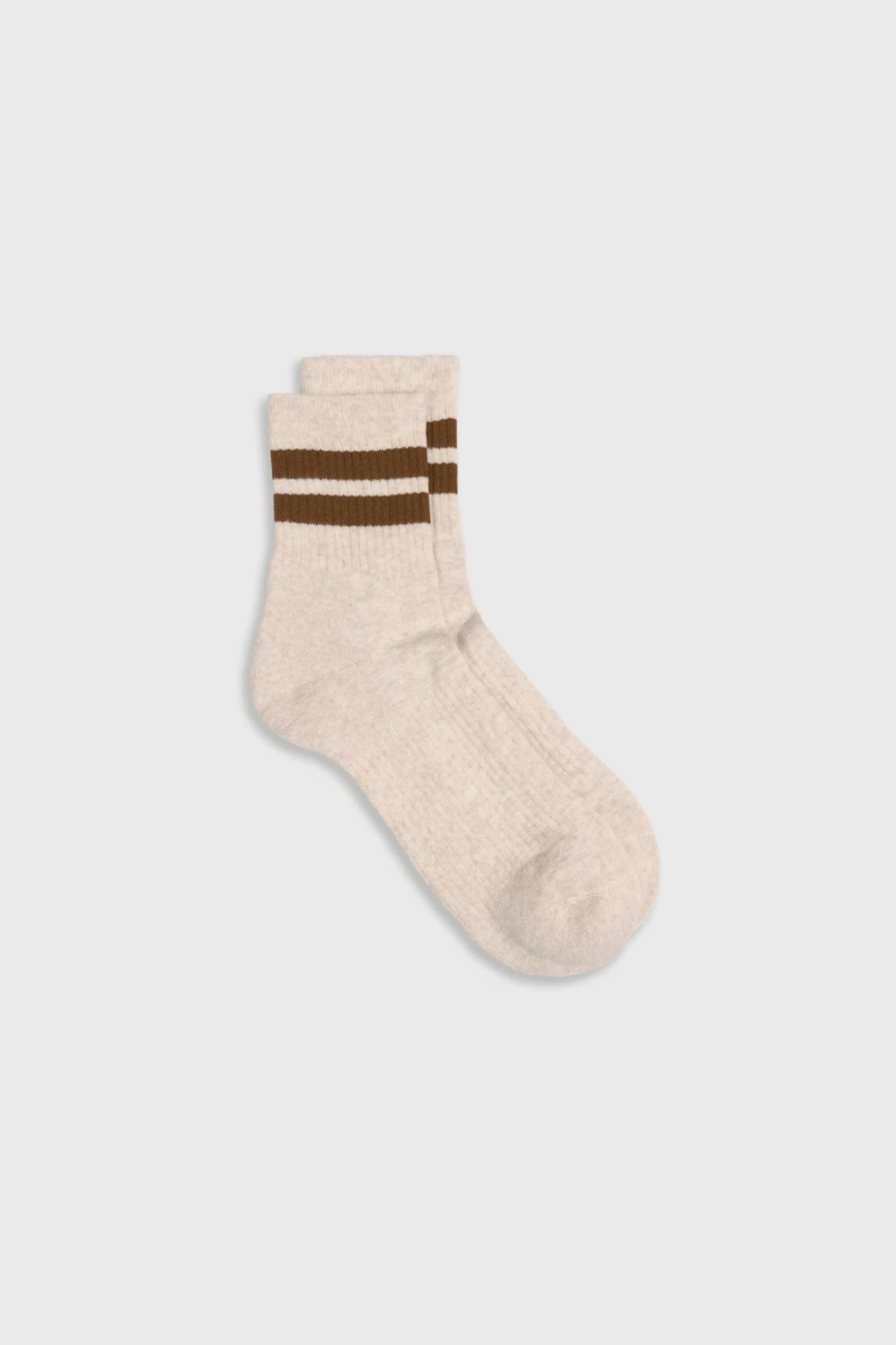 2 STRIPES SOCKS - TRUFFLE