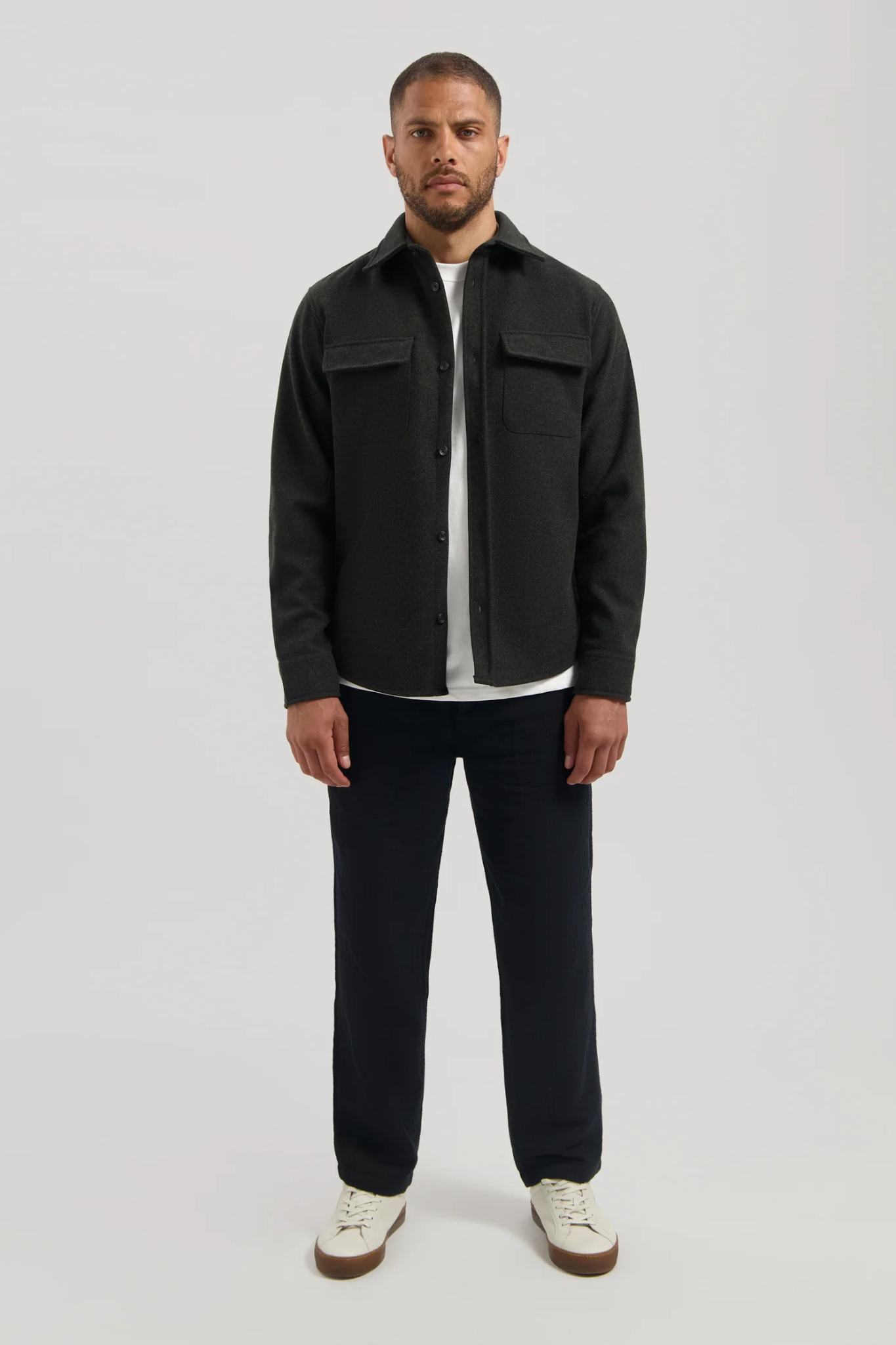ULRIK OVERSHIRT - DK. BROWN