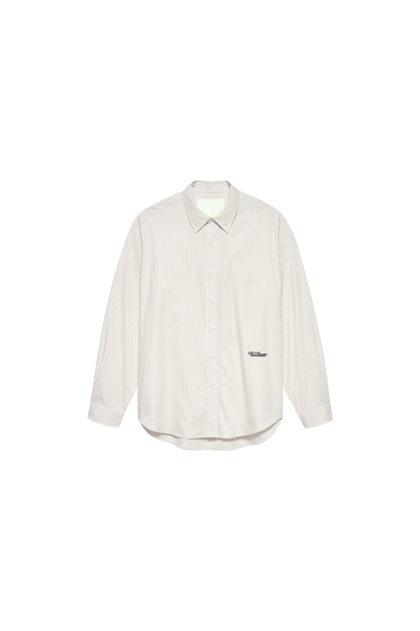 BEACH SHIRT - STRIPE BEIGE