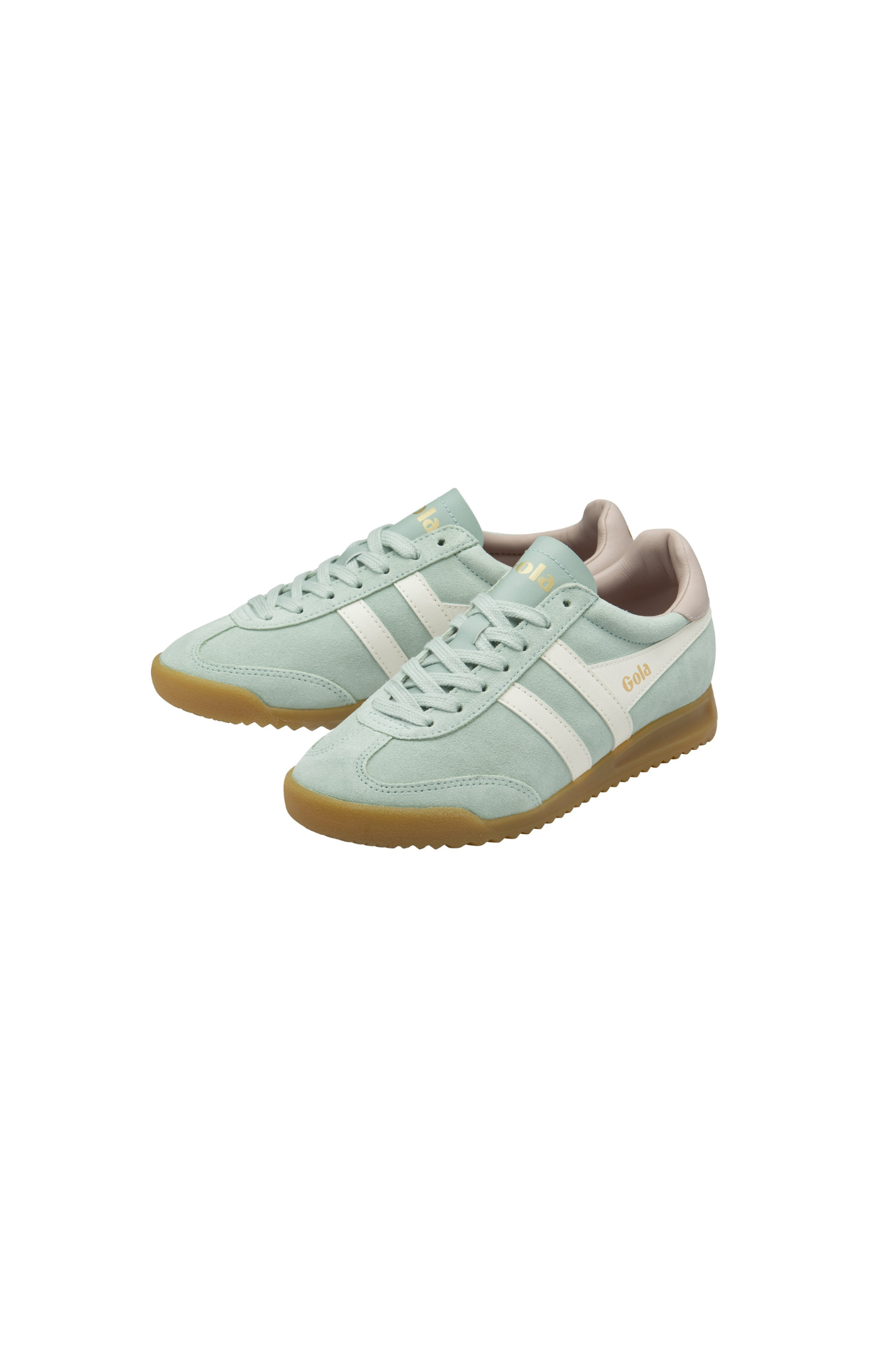 GOLA TORPEDO WOMEN SNEAKERS - SURF/OFF WHITE/ROSE. Side view