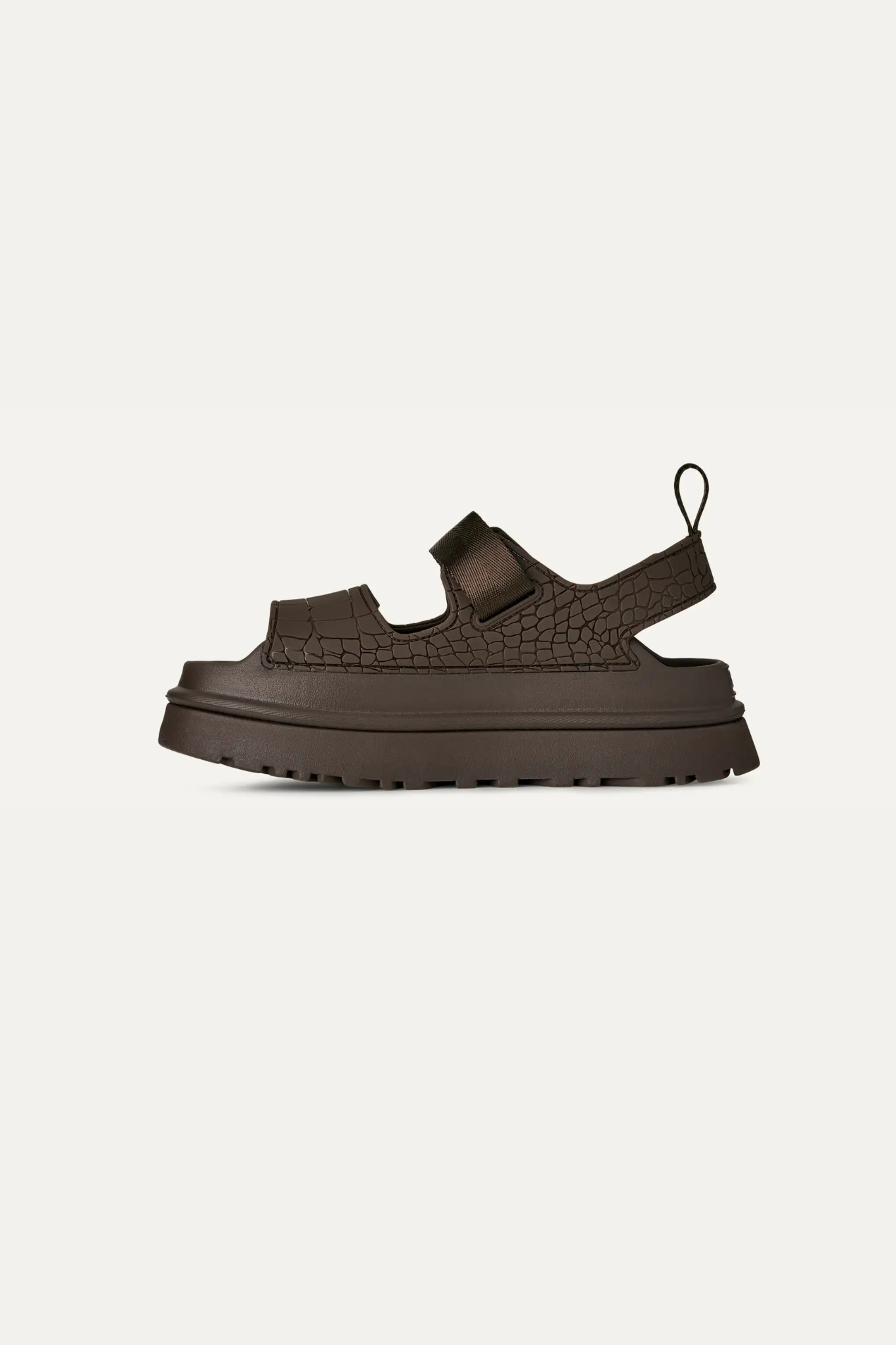 GOLDENGLOW EMBOSSED WOMEN SHOES - DENSE SMOKE