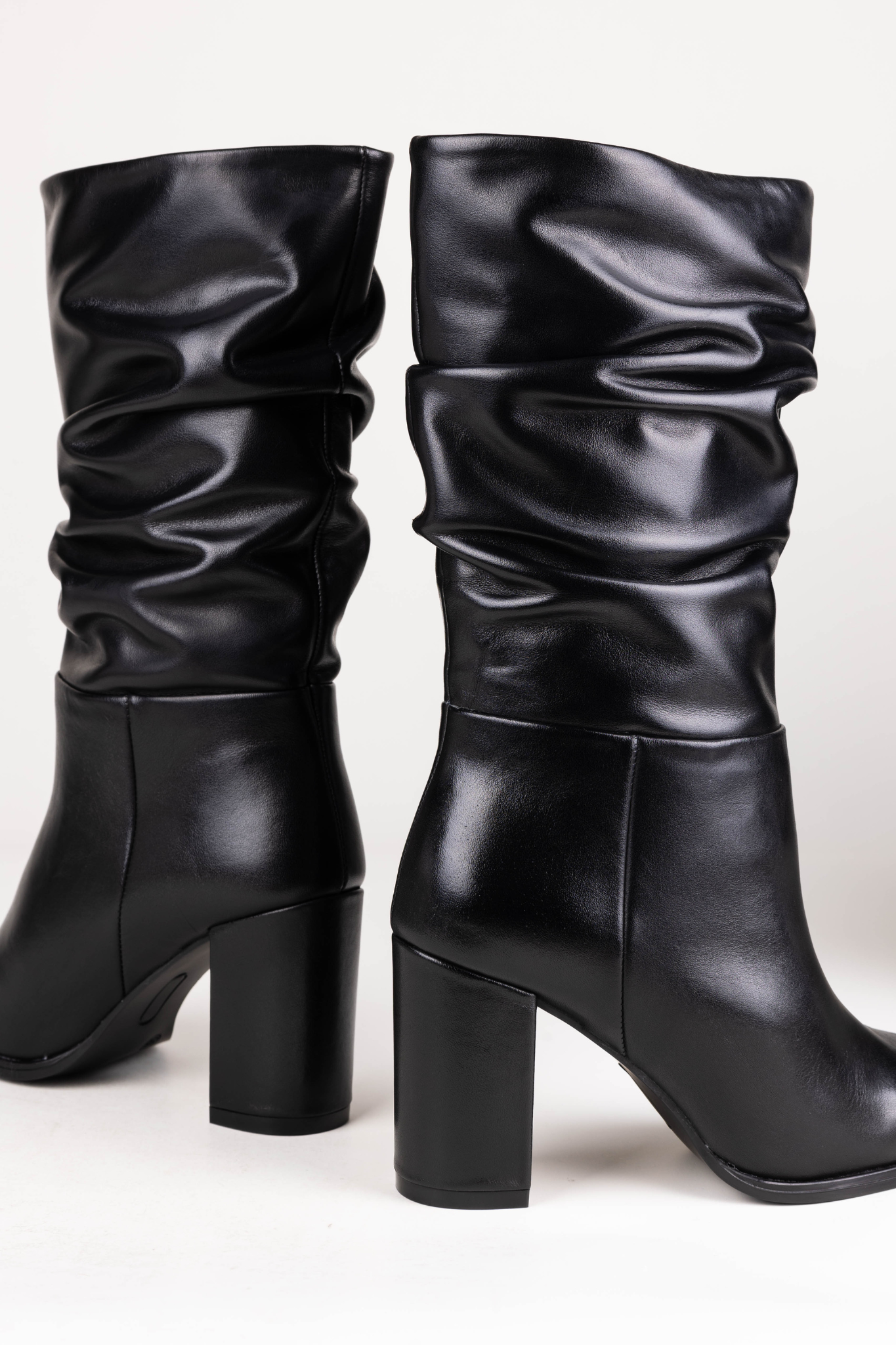 GLORIA FOLD TASSE BOOTS - NERO