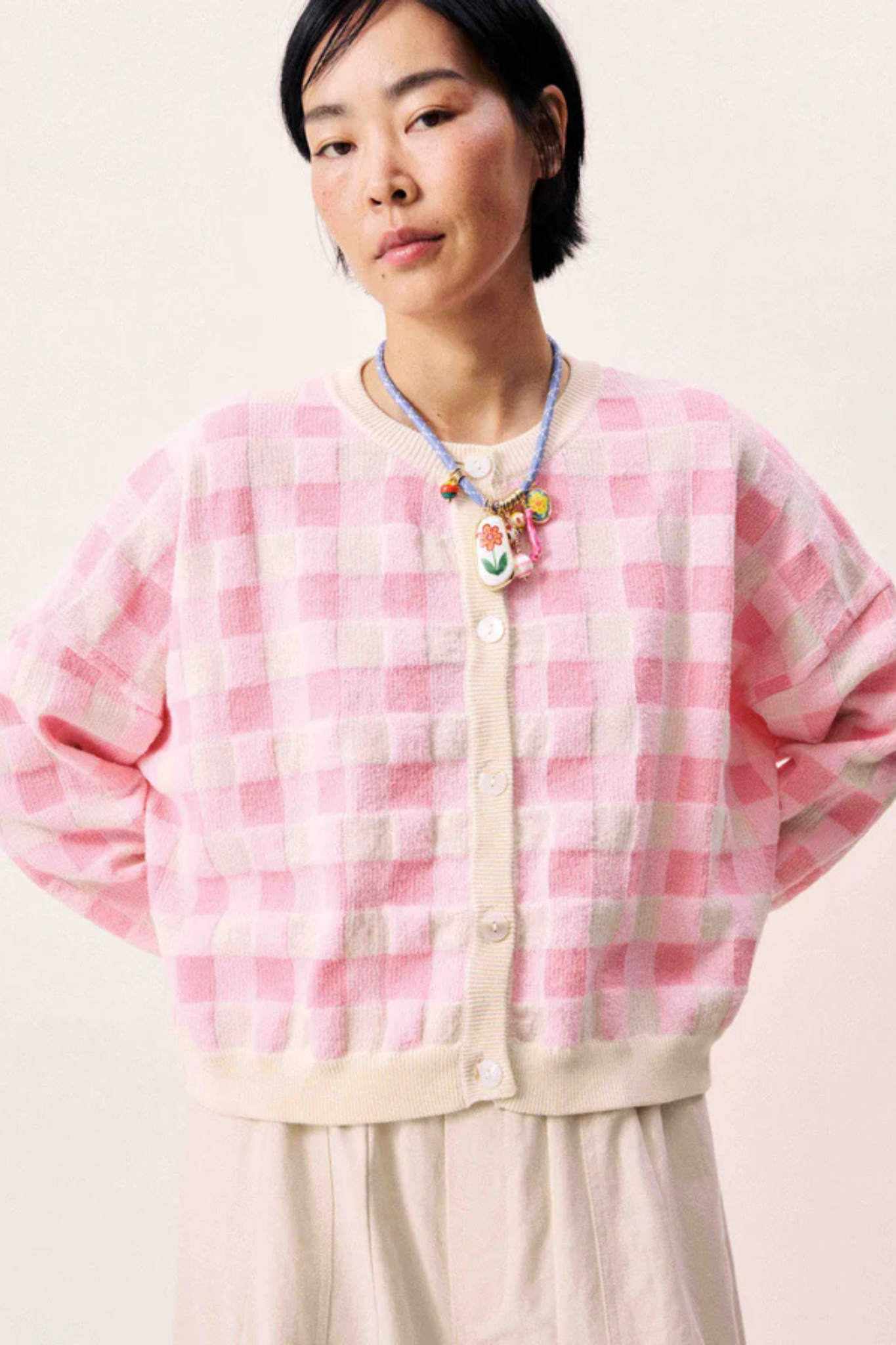 PADINA CARDIGAN - PINK