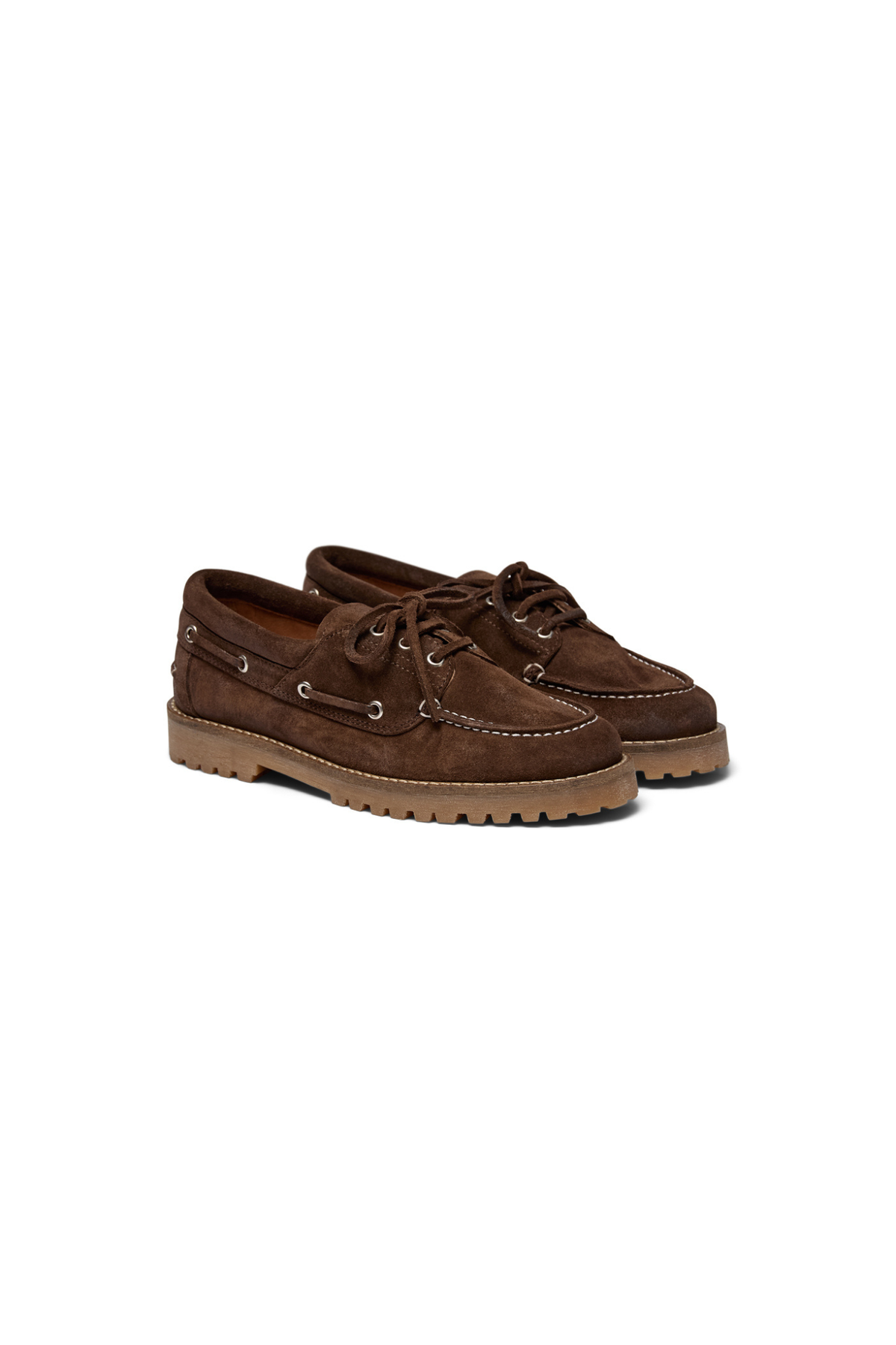 ALVINA SUEDE SHOES - BROWN OIL