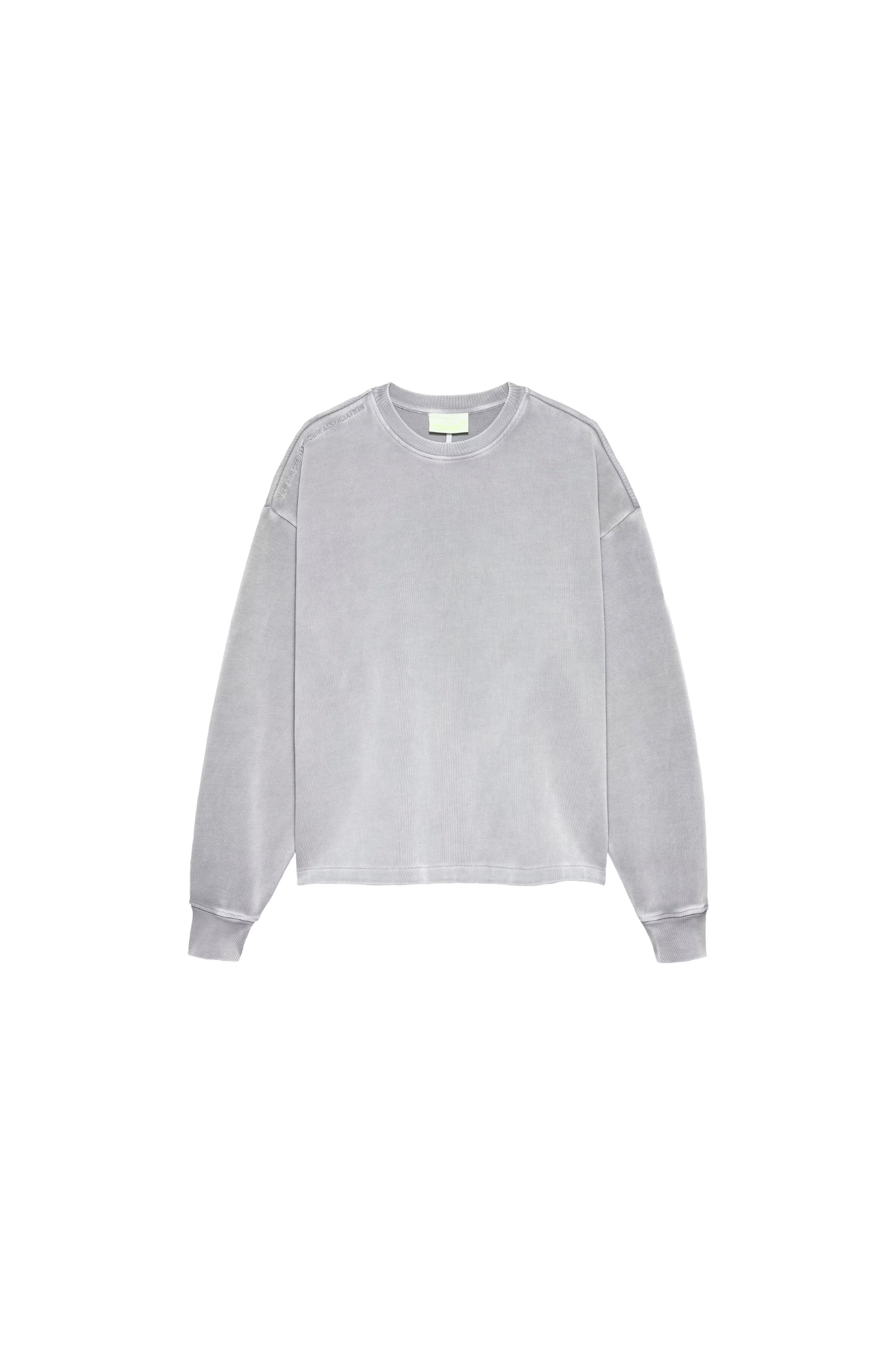 PLATE SWEATER - WASHED GREY