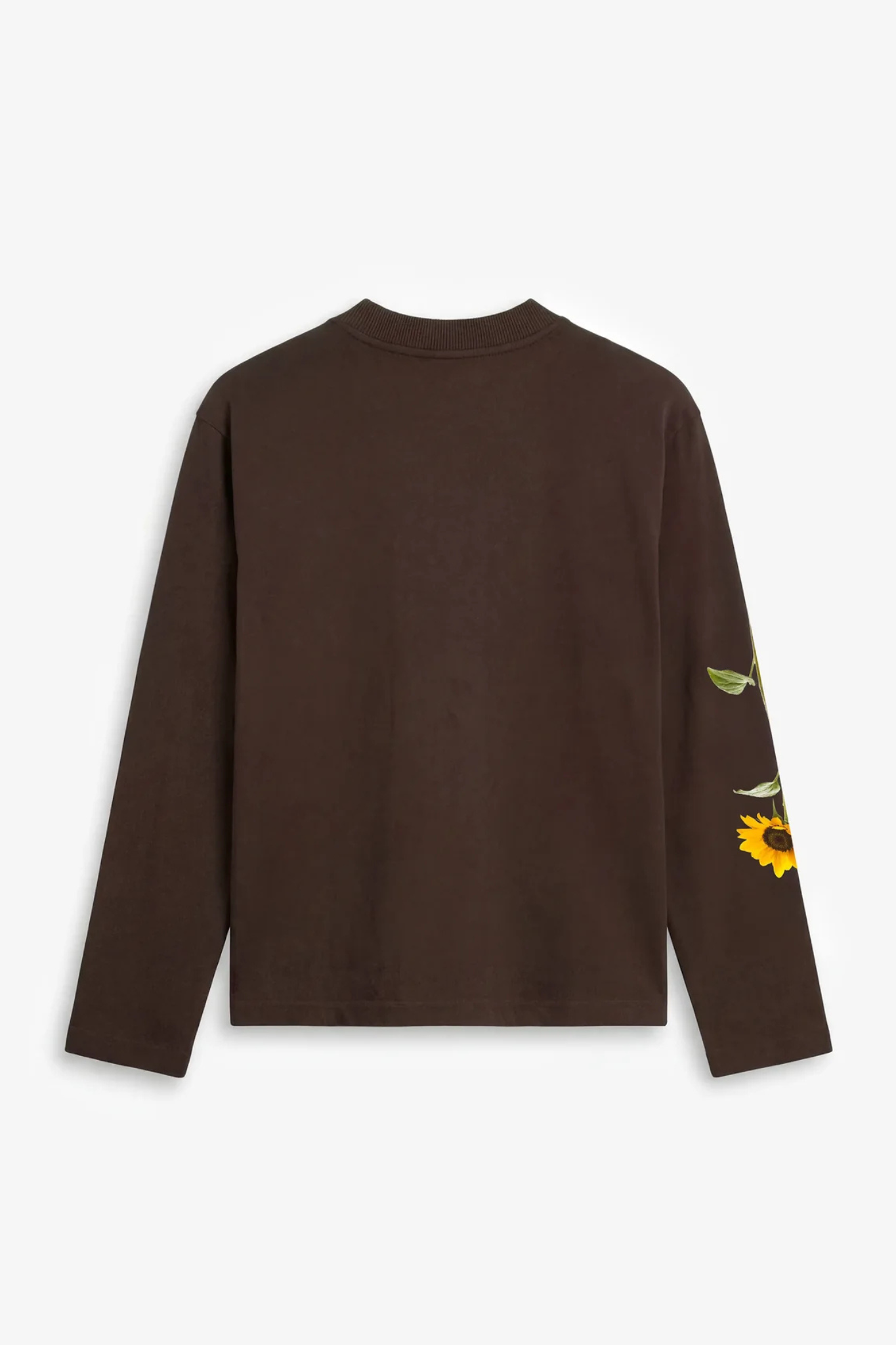 SUNFLOWER LONGSLEEVE T-SHIRT - BROWN