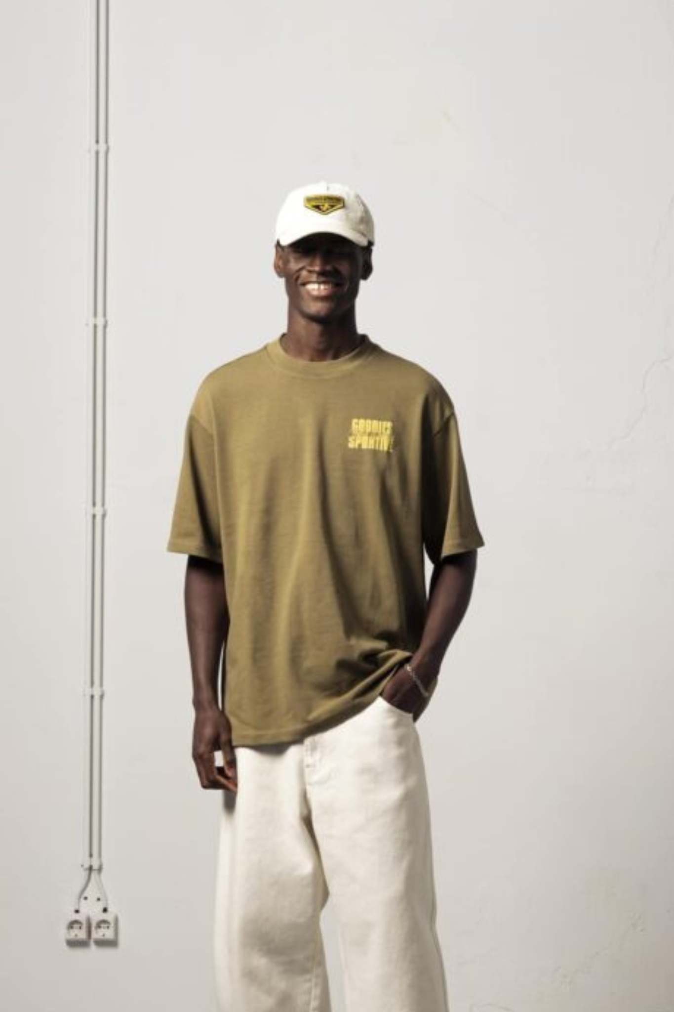 SPORTIVE RADIO T-SHIRT - KHAKI