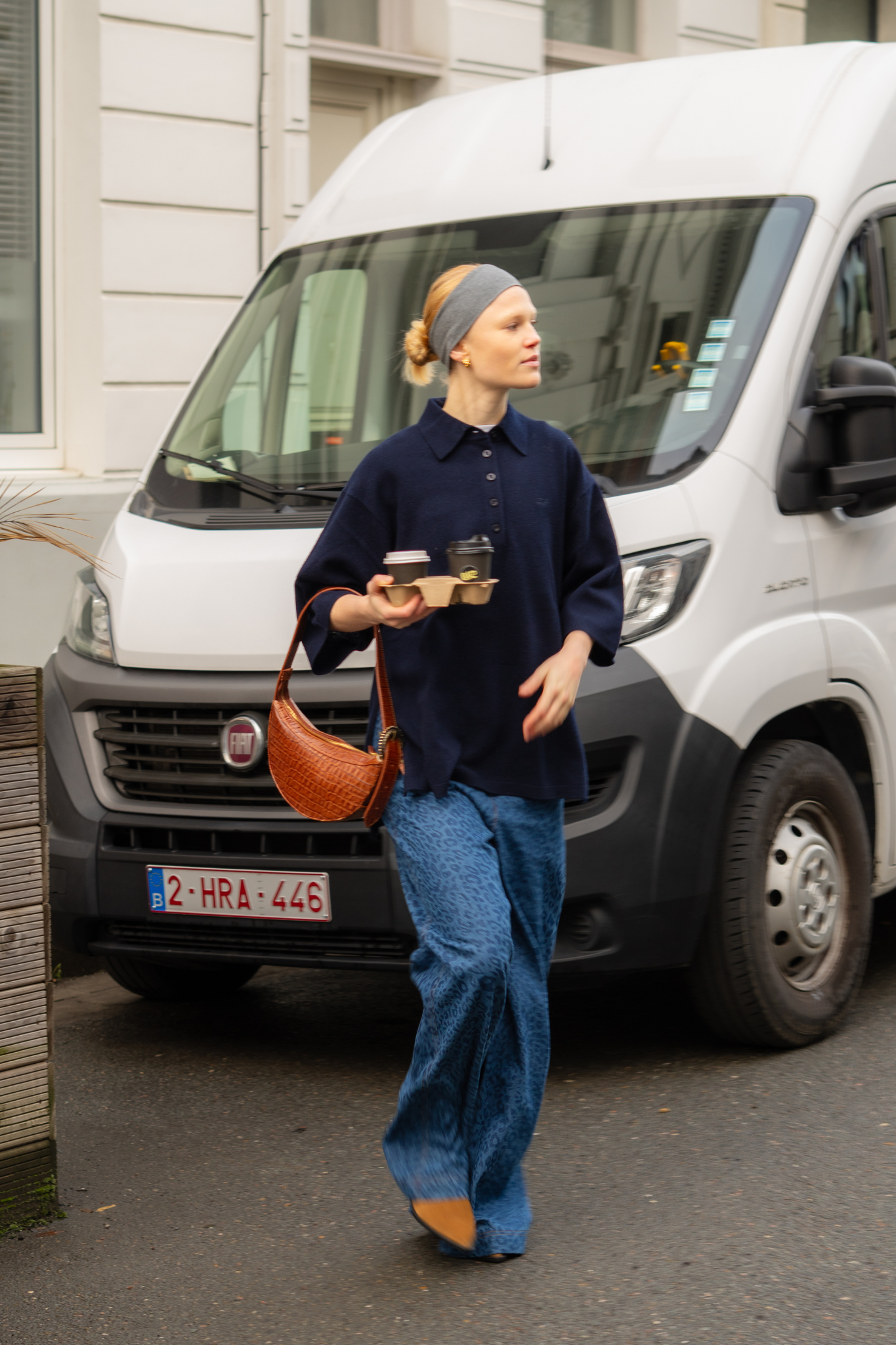 MANZI POLOSHIRT PULLOVER - BLUE