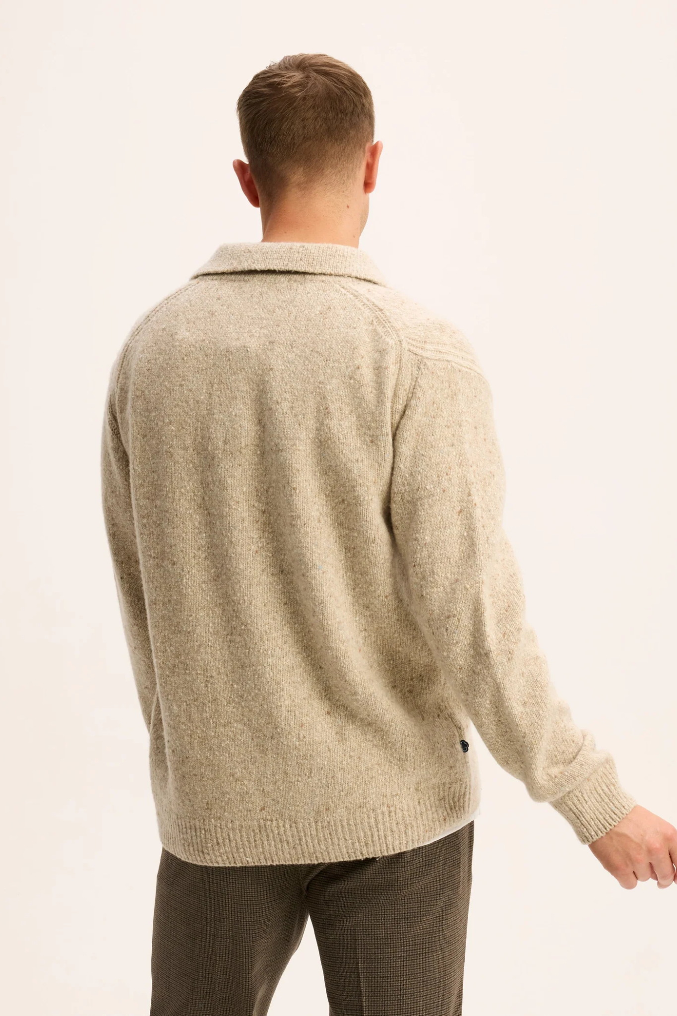 POLO KNIT - BEIGE MELANGE