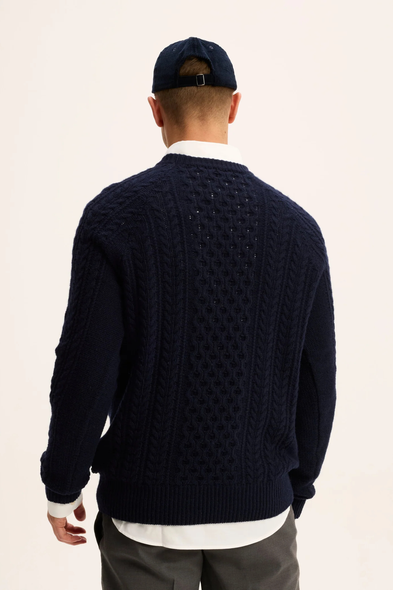 PATTERN SWEATER - NAVY