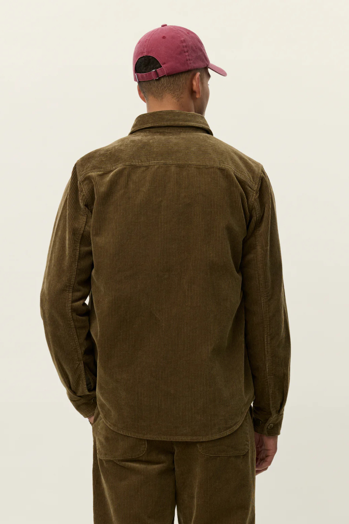 KODY CORDUROY OVERSHIRT - MILITARY OLIVE GREEN