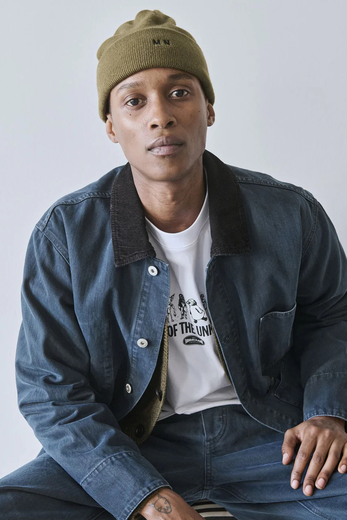 SOIL DENIM CHORE JACKET - PARISIAN NIGHT