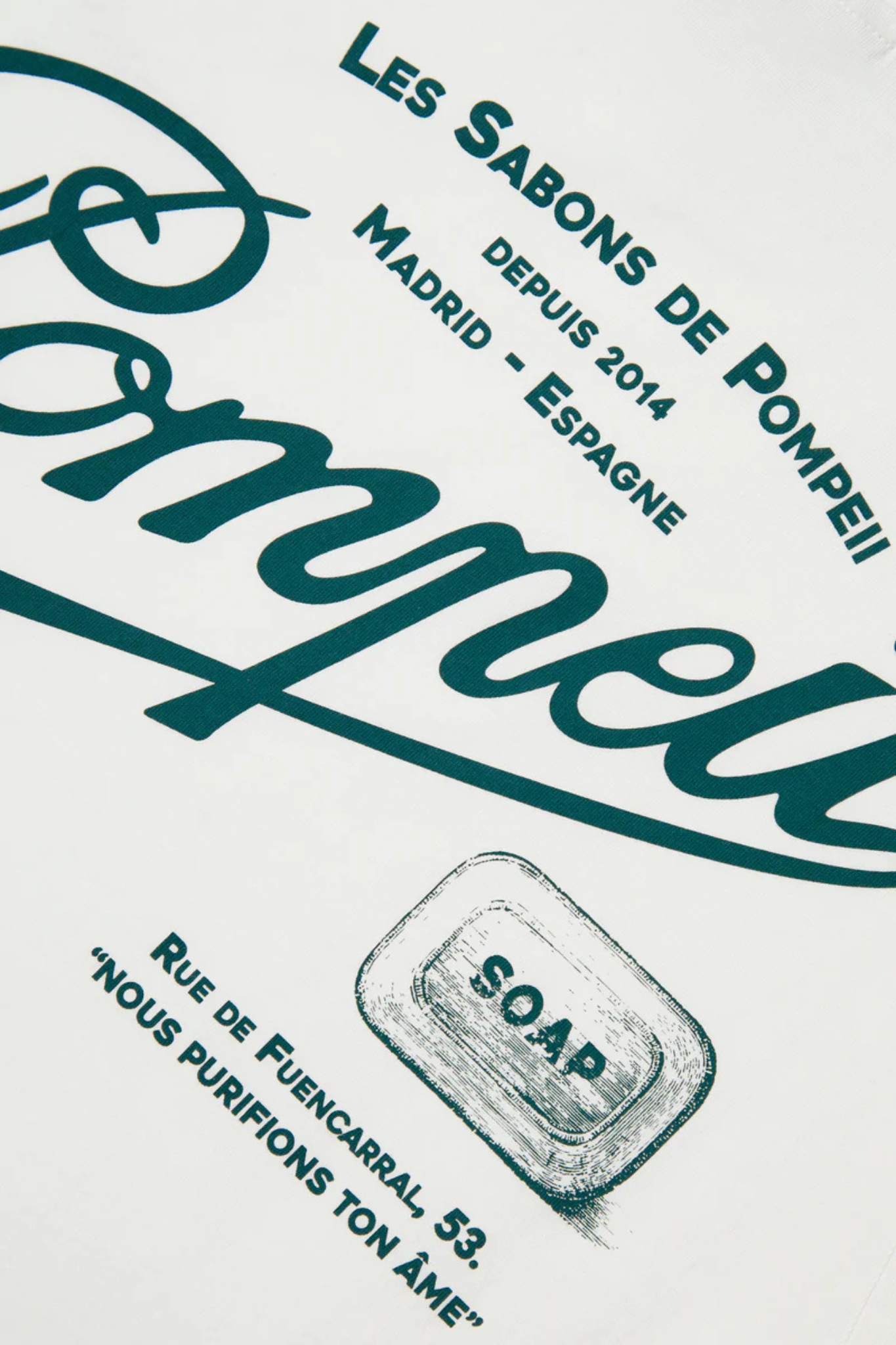 SABONS DE POMPEII T-SHIRT - OFF WHITE