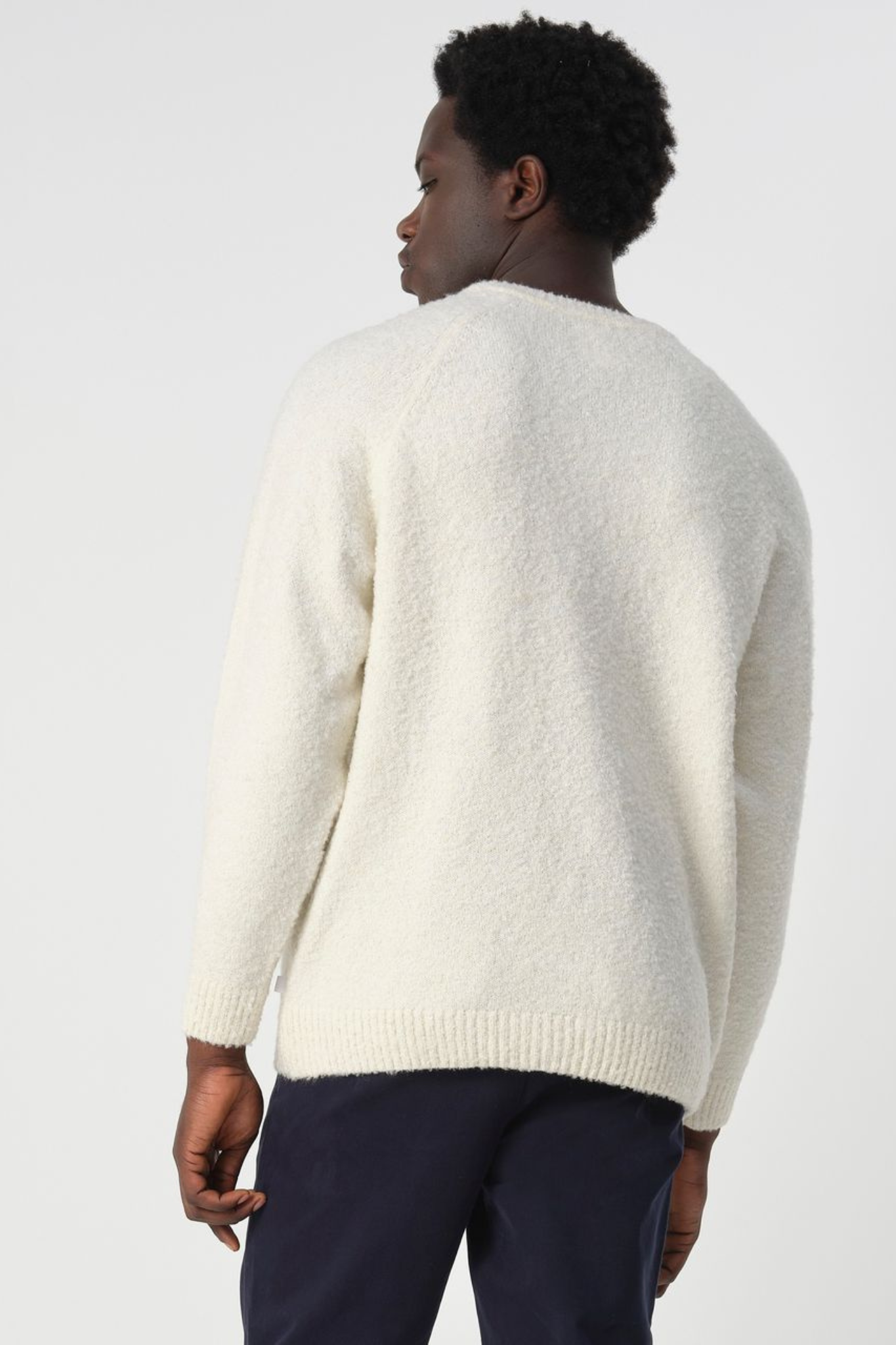 RONDE HALS BUCK KNIT - COCONUT MILK