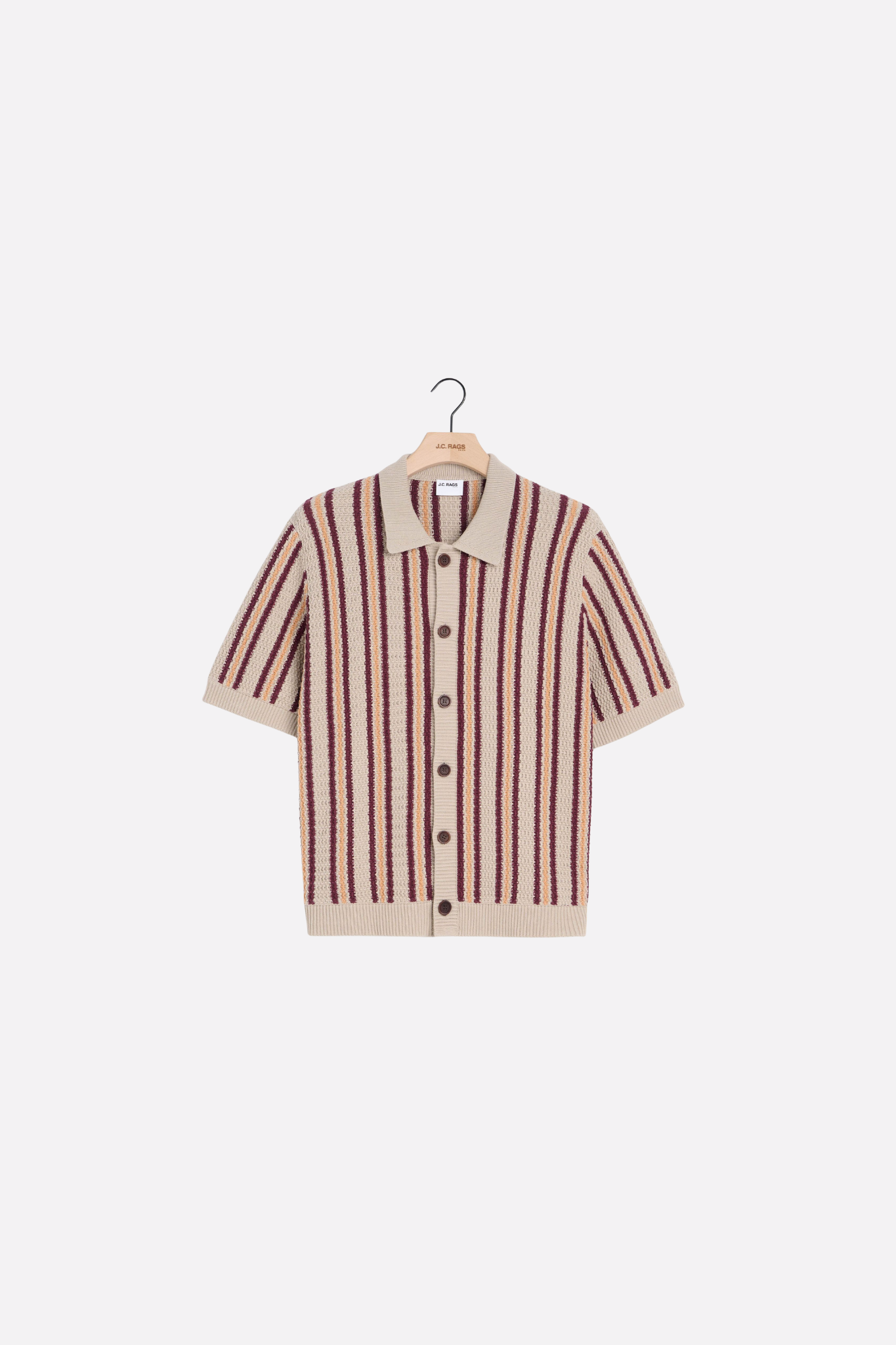 DAAN SHORT SLEEVES POLO - TAUPE