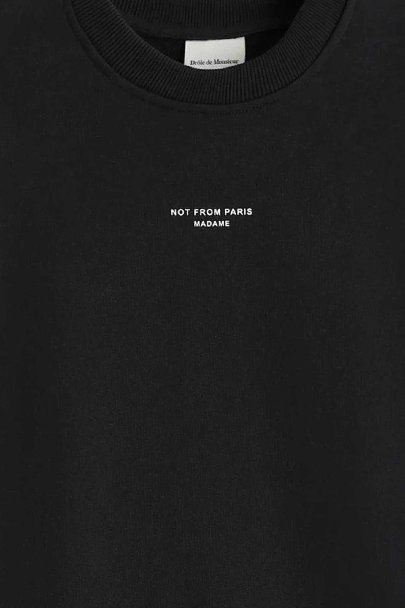 LE SWEATSHIRT SLOGAN CLASSIQUE - BLACK