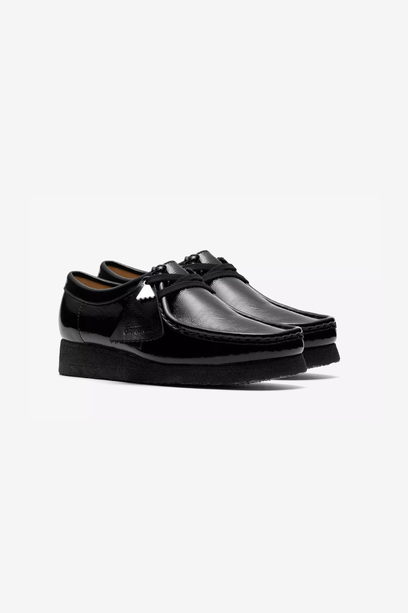 WALLABEE WOMEN SHOES - BLACK PATENT