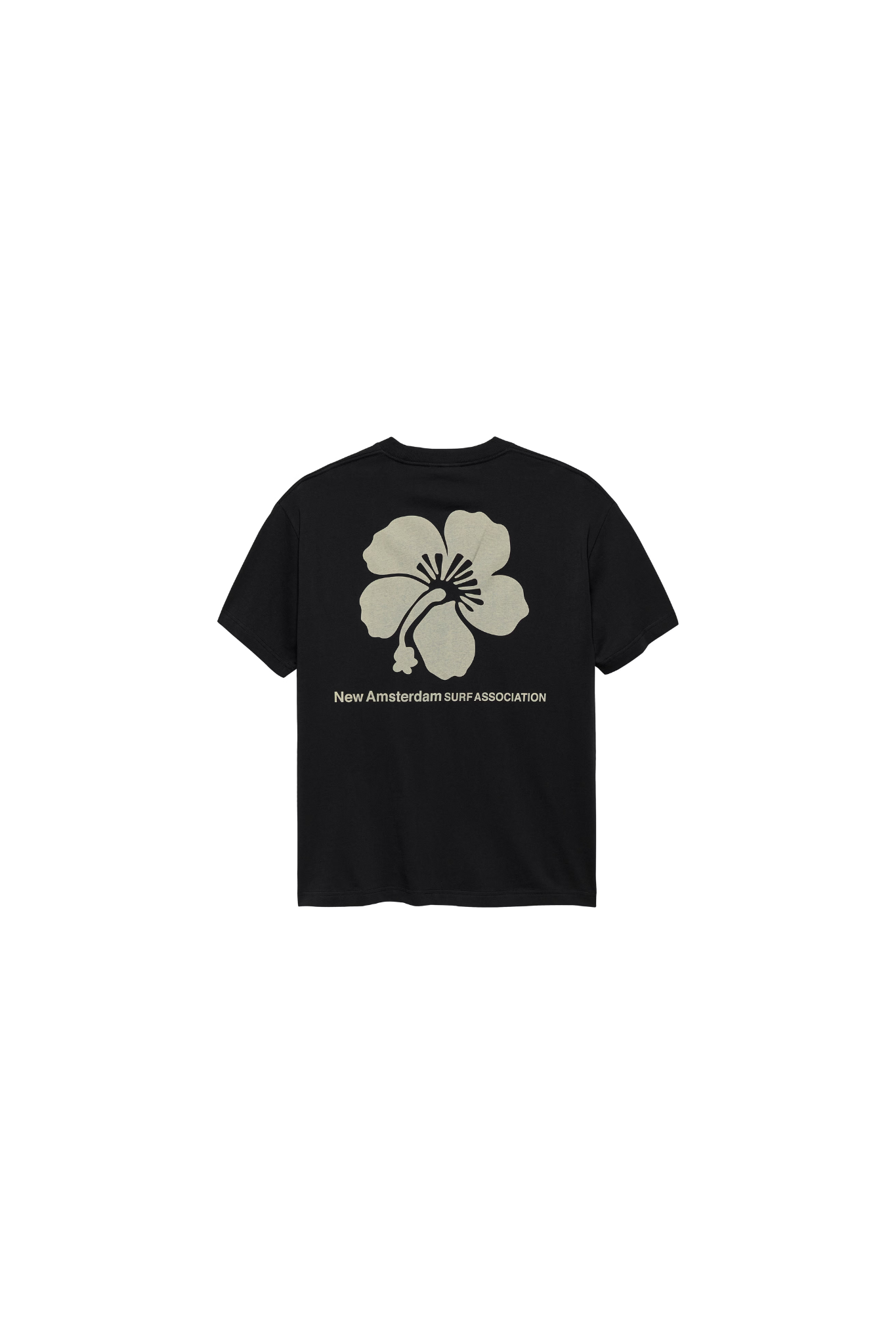 HIBISCUS T-SHIRT - BLACK