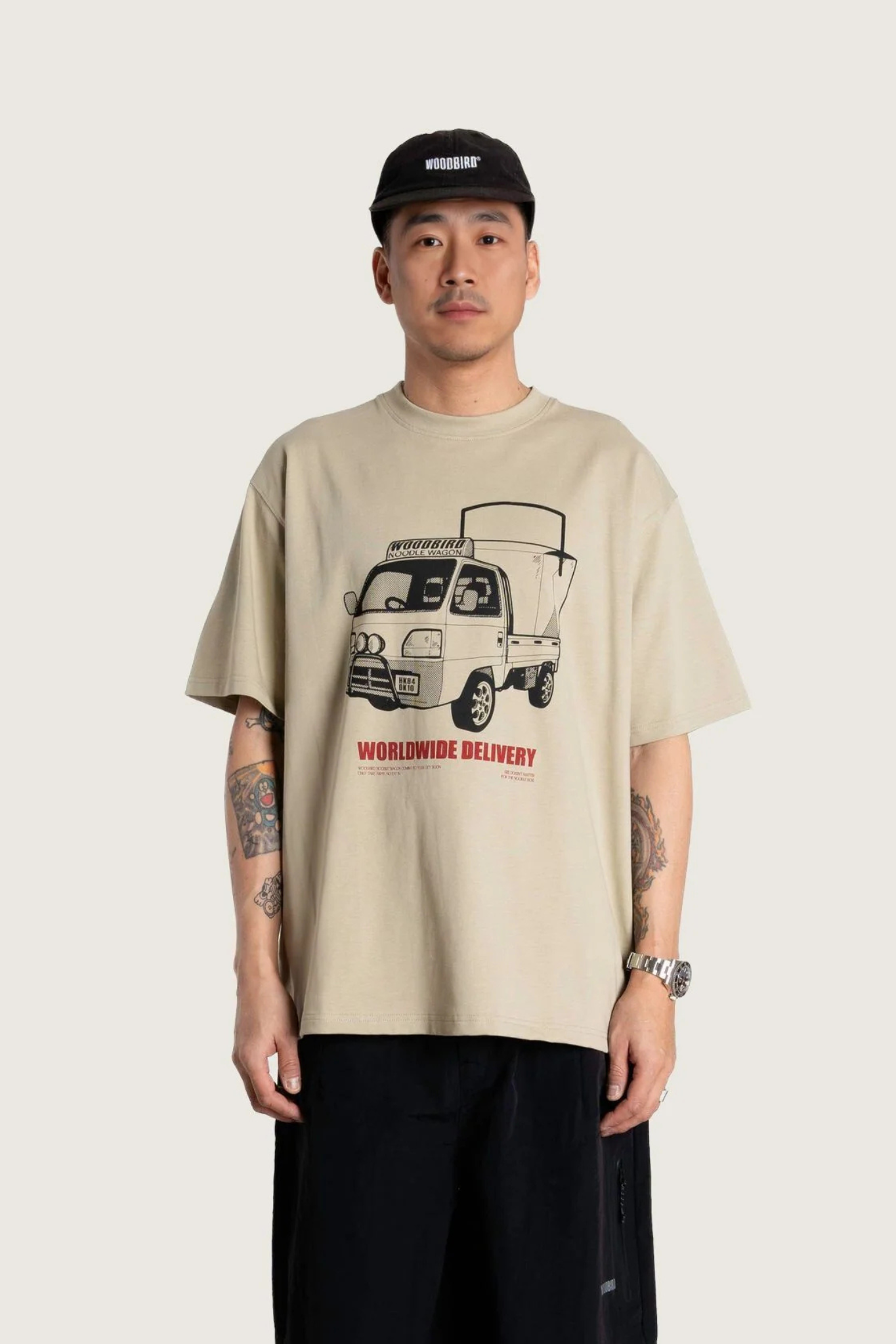 BAINE TRUCK T-SHIRT - STONE