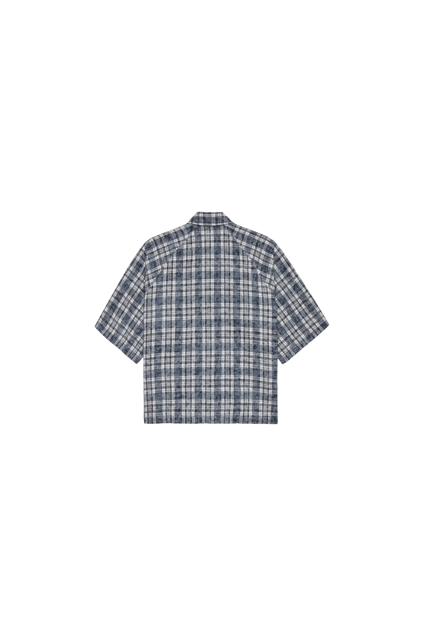 WIJK SHORT SLEEVES SHIRT - BLEACHED CHECK